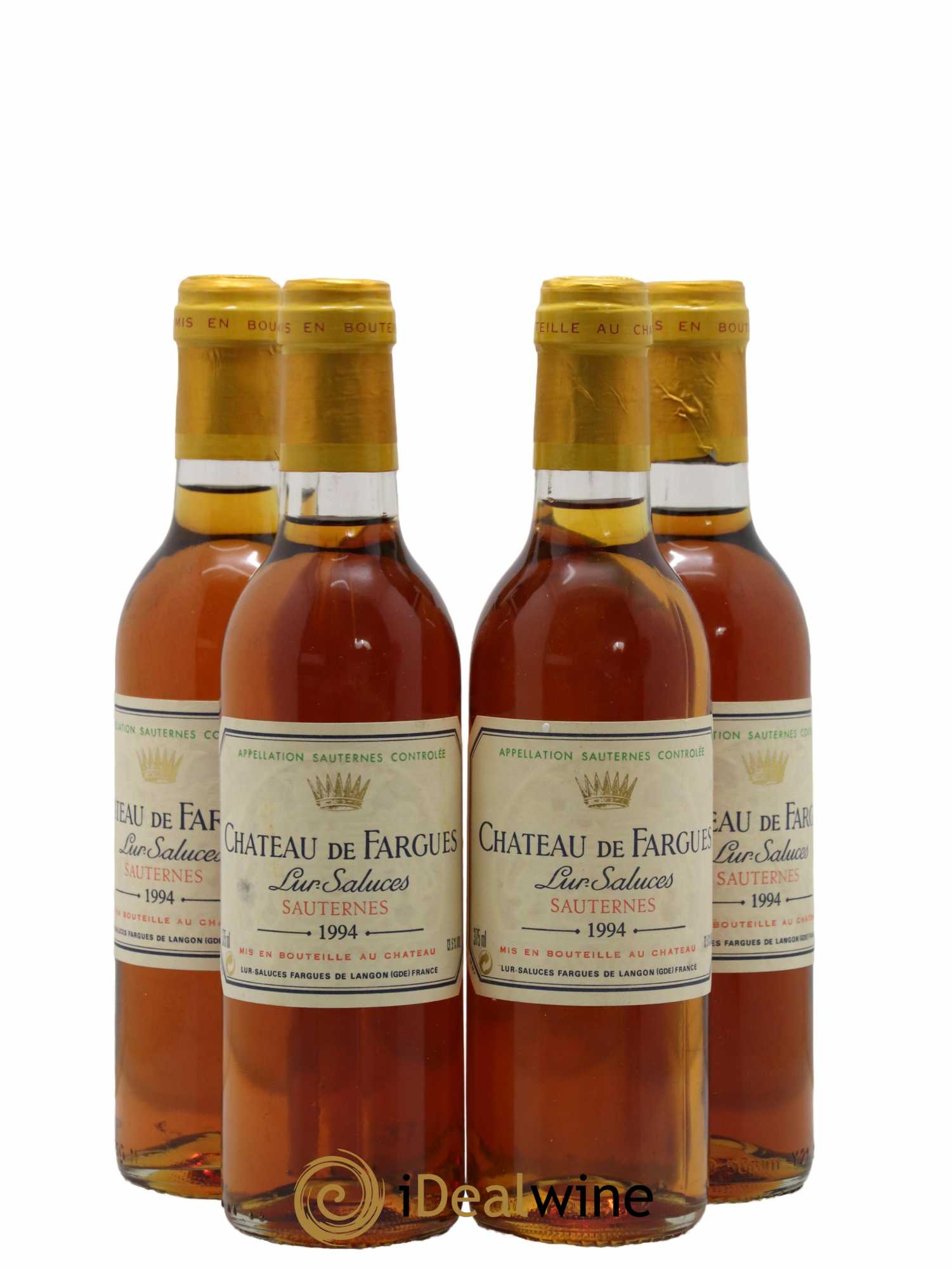 Château de Fargues 1994 - Lot de 4 demi bouteilles - 0