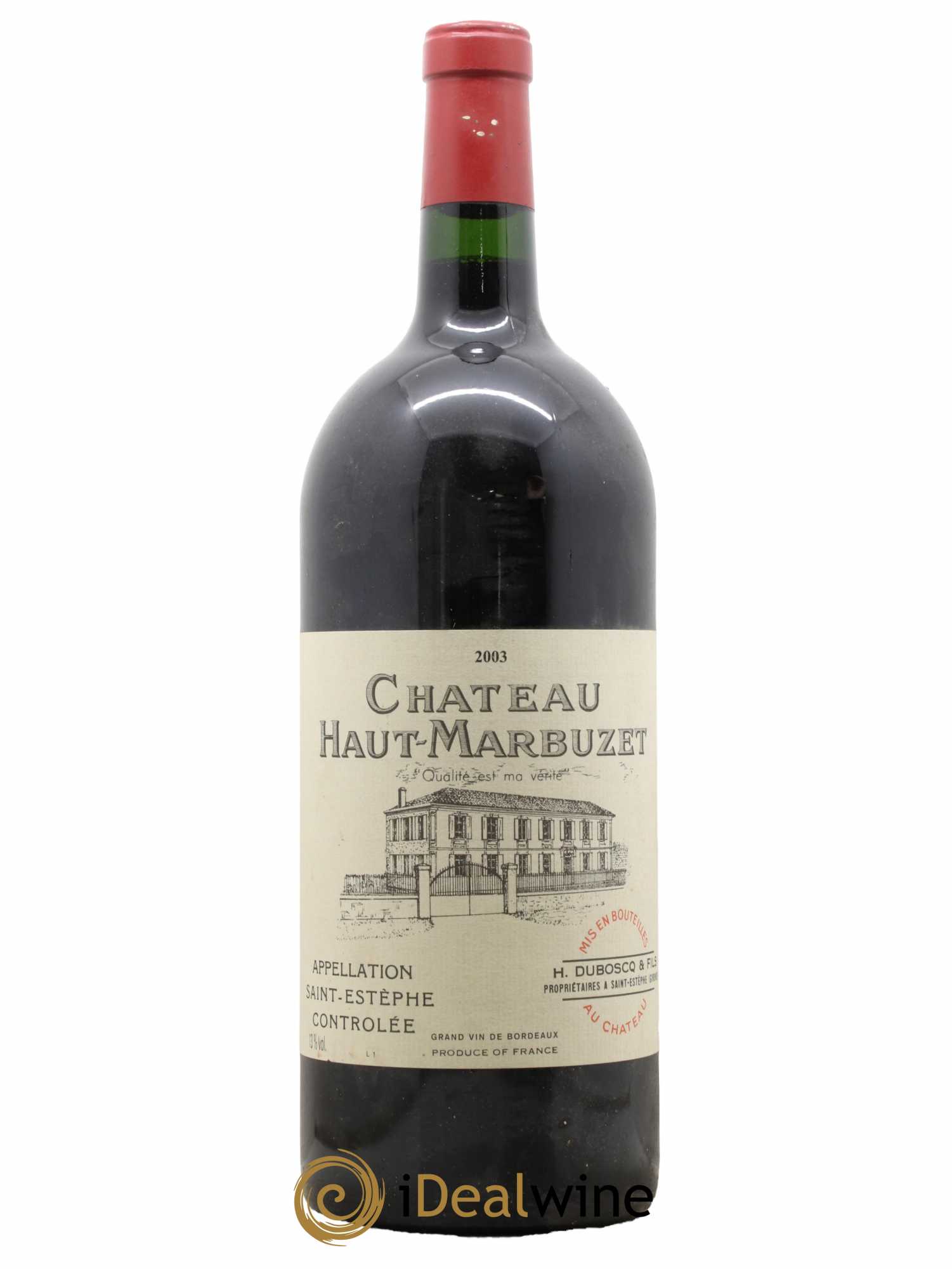 Château Haut Marbuzet 2003 - Lot de 1 double magnum - 0