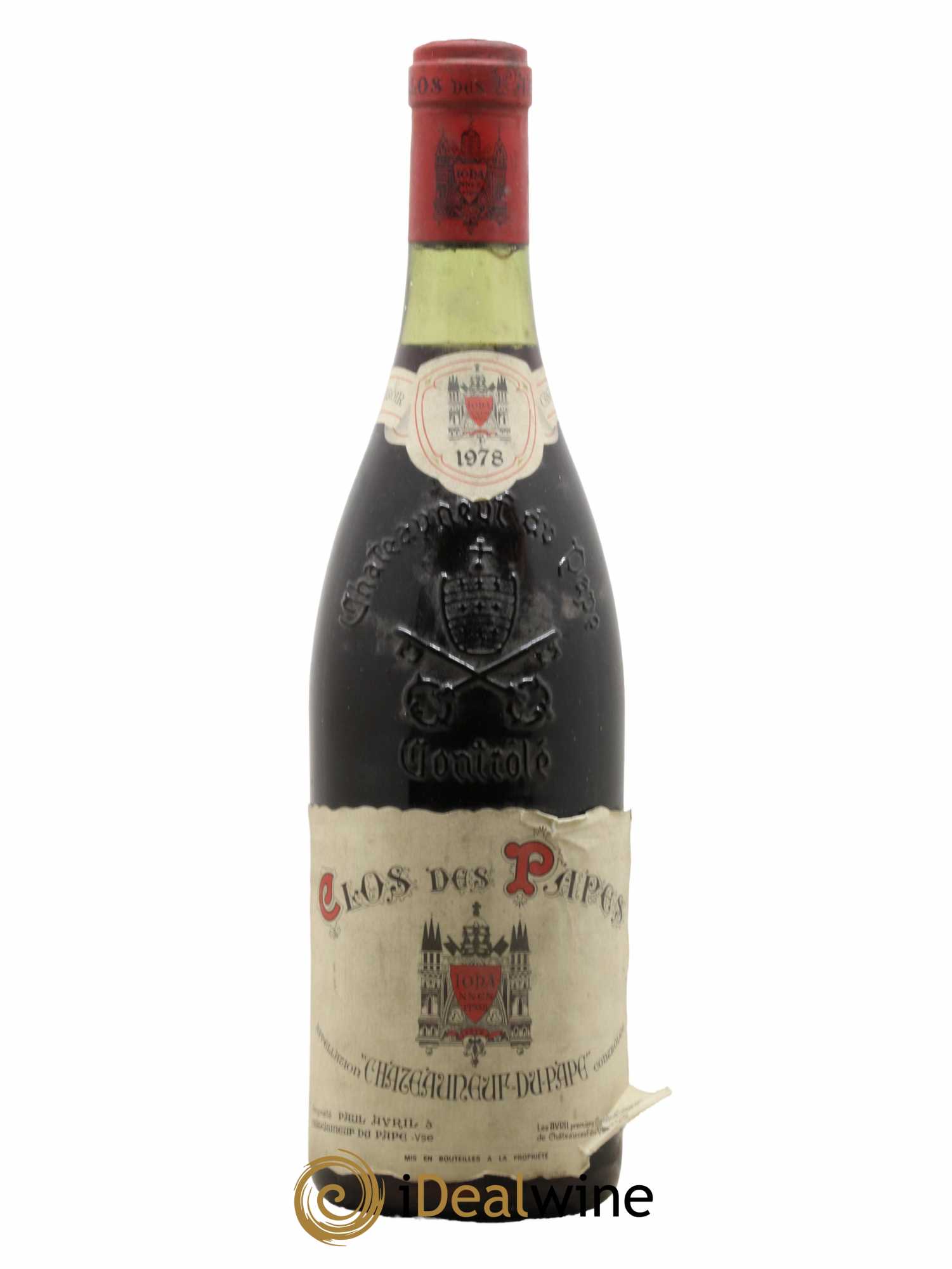 Châteauneuf-du-Pape Clos des Papes - Paul Avril 1978 - Lot de 1 bouteille - 0