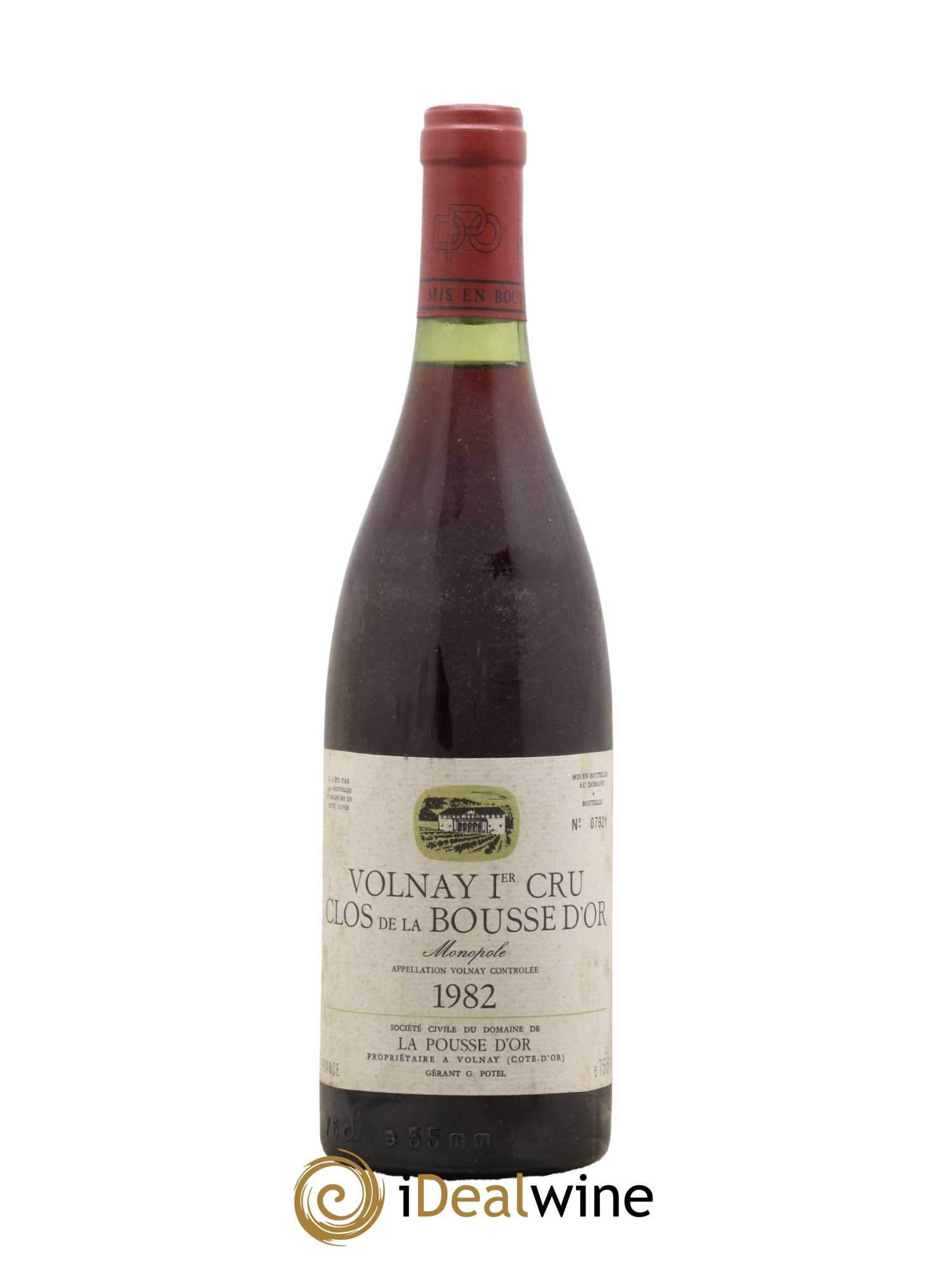 Volnay 1er Cru Clos de la Bousse d'Or La Pousse d'Or (Domaine de) 1982 - Posten von 1 Flasche - 0