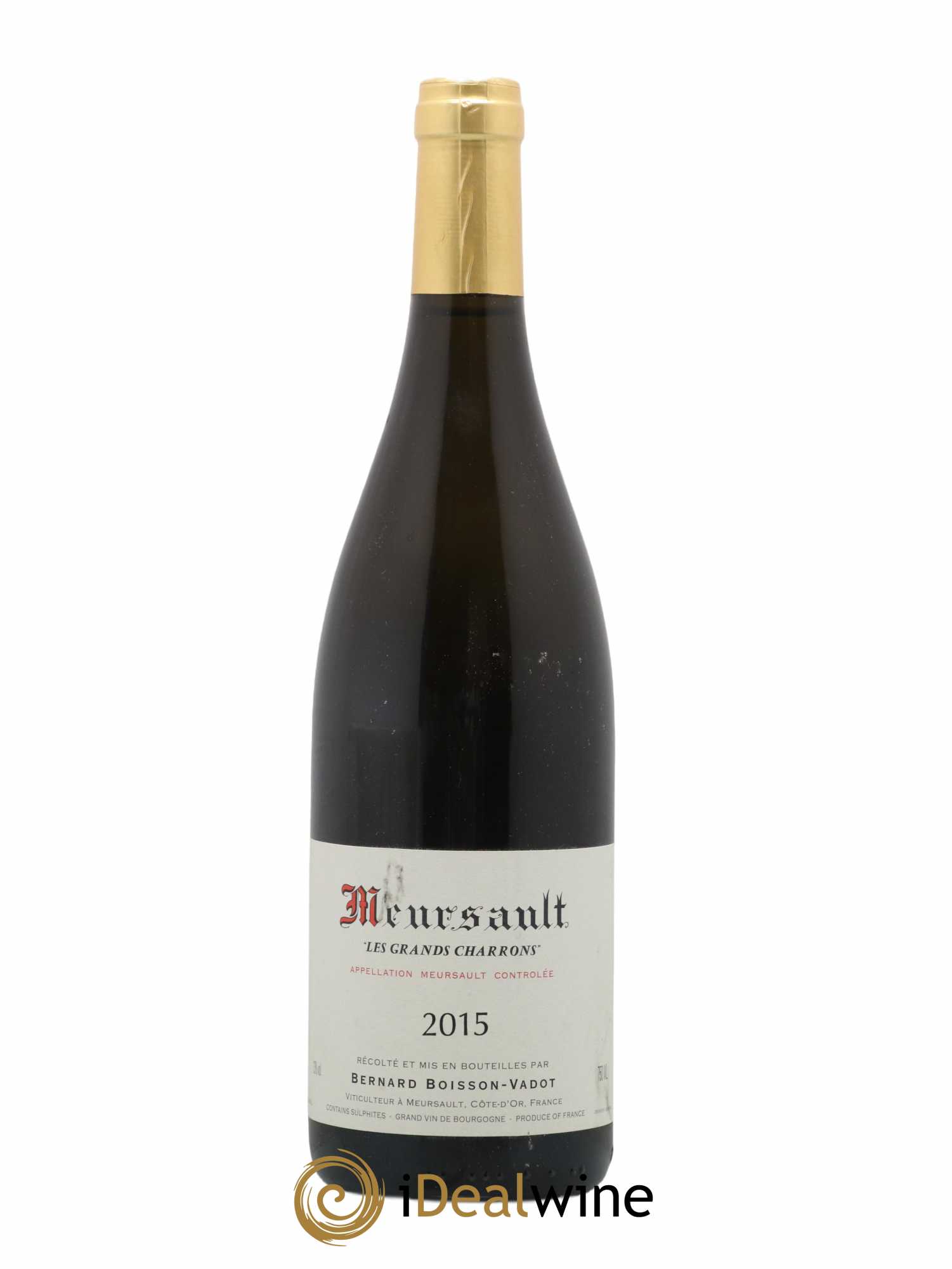 Meursault Les Grands Charrons Boisson-Vadot (Domaine) 2015 - Lot de 1 bouteille - 0
