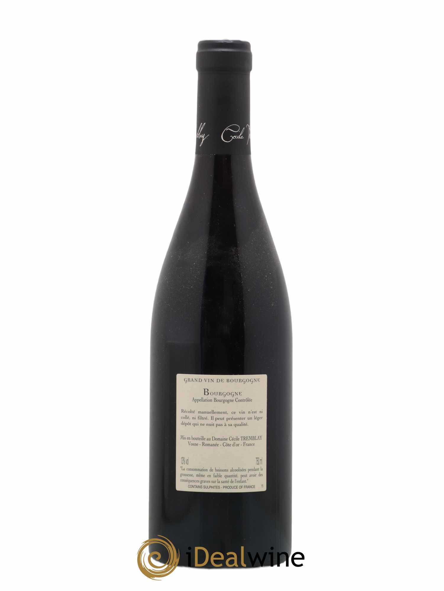 Bourgogne La Croix Blanche Cécile Tremblay 2015 - Lot de 1 bouteille - 1