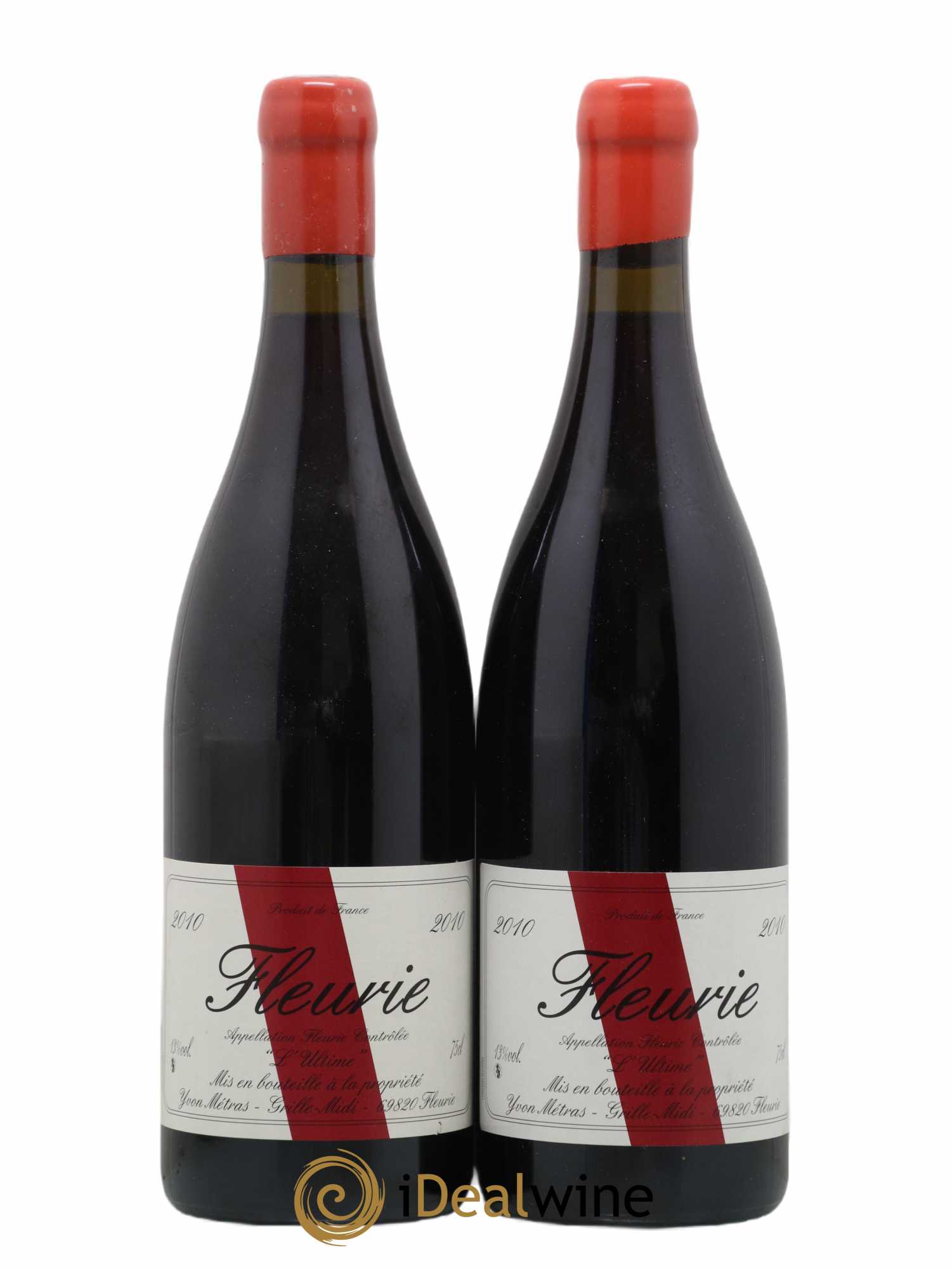 Fleurie l'Ultime Yvon Métras 2010 - Lot de 2 bouteilles - 0