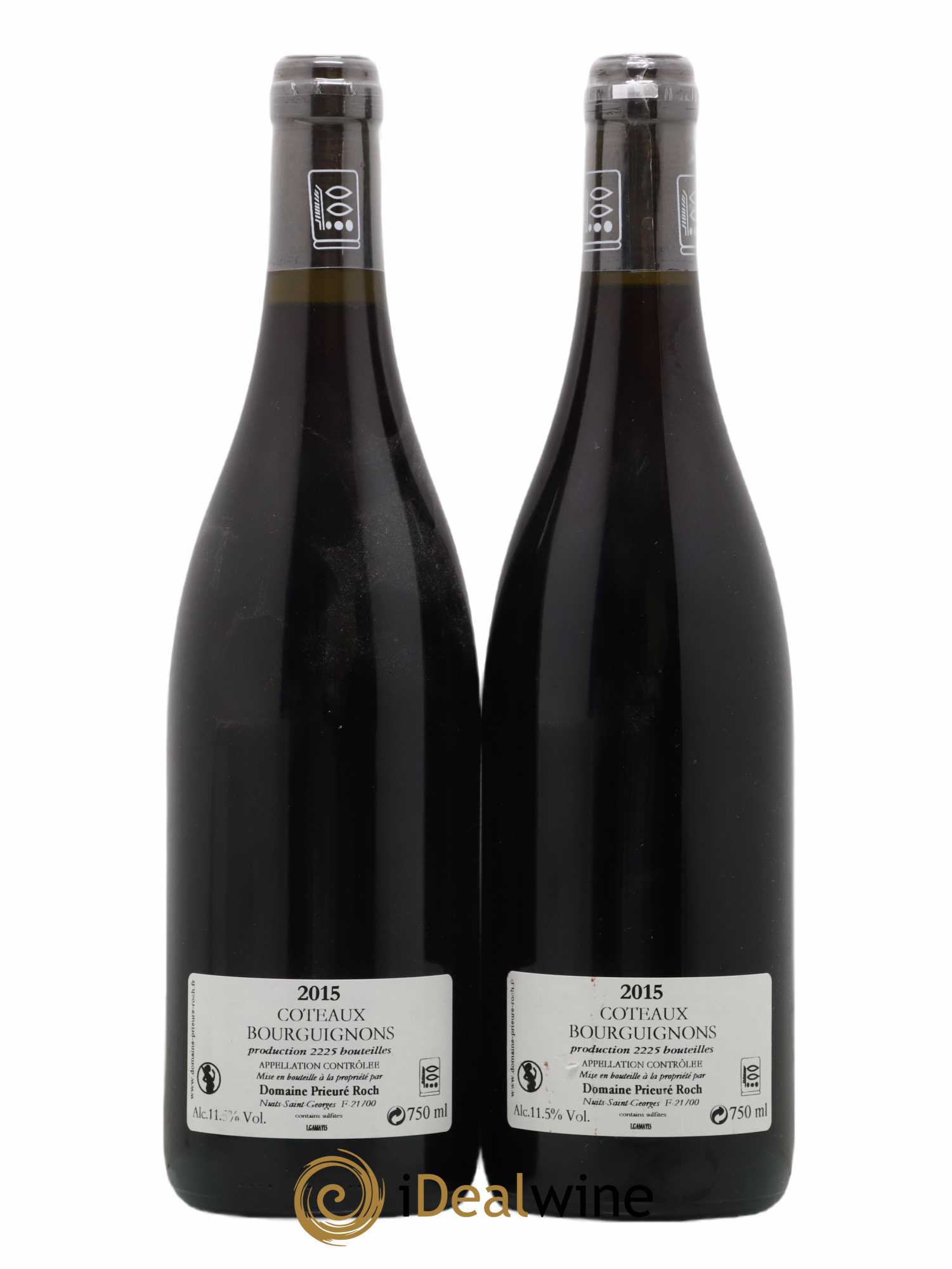 Coteaux Bourguignons Prieuré Roch 2015 - Posten von 2 Flaschen - 1