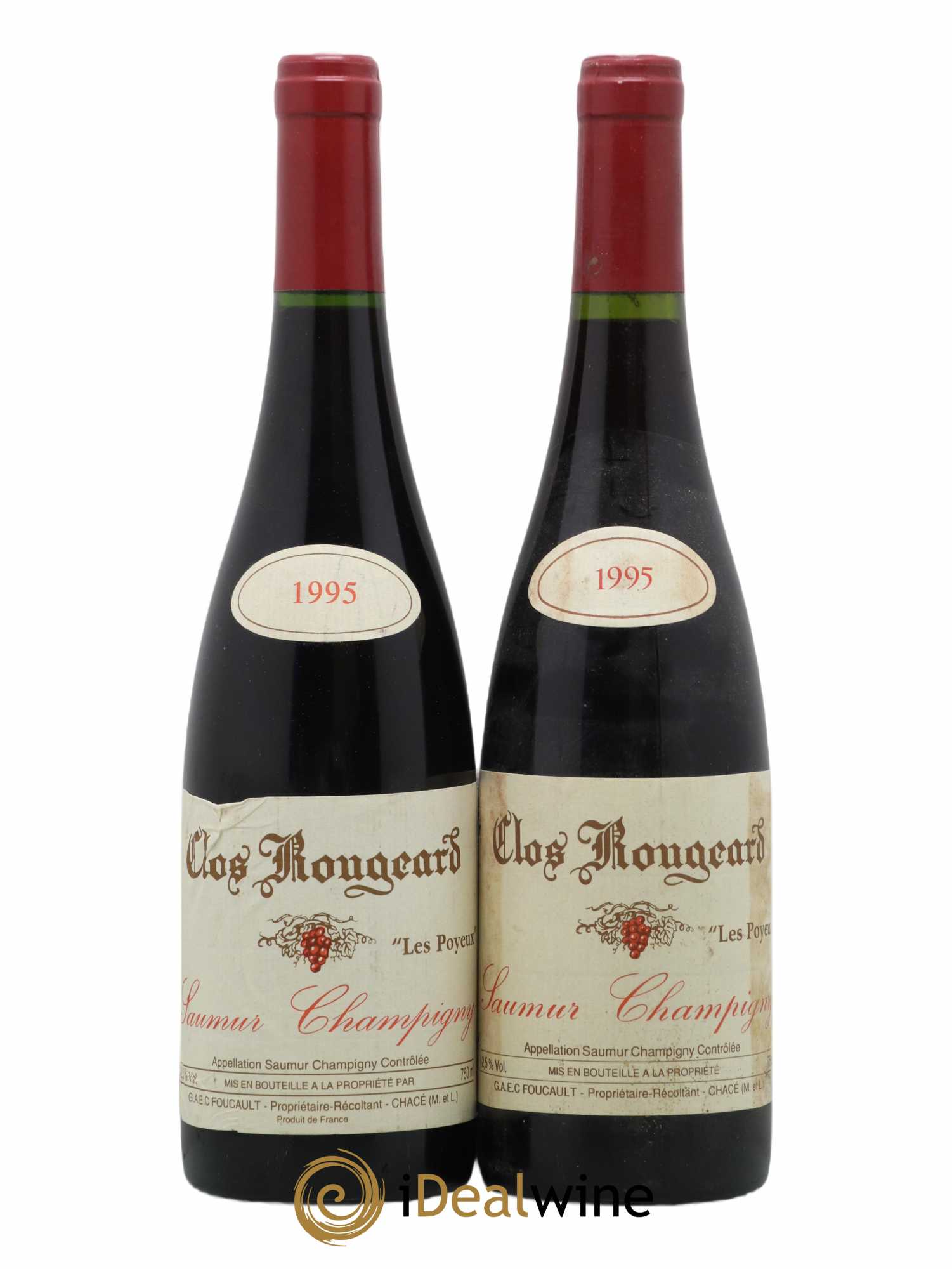 Saumur-Champigny Les Poyeux Clos Rougeard 1995 - Lot de 2 bouteilles - 0