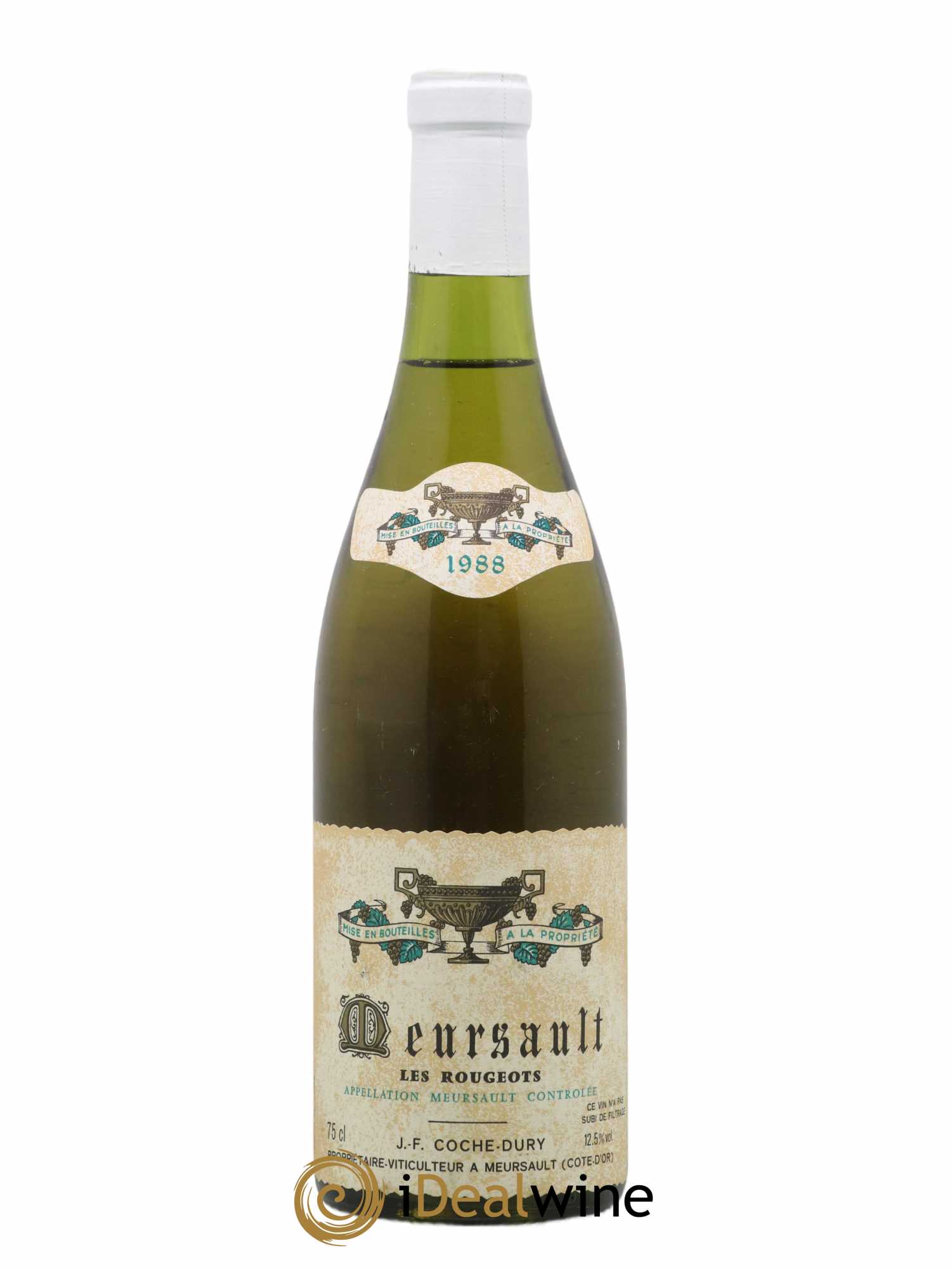Meursault Les Rougeots Coche Dury (Domaine) 1988 - Lot de 1 bouteille - 0