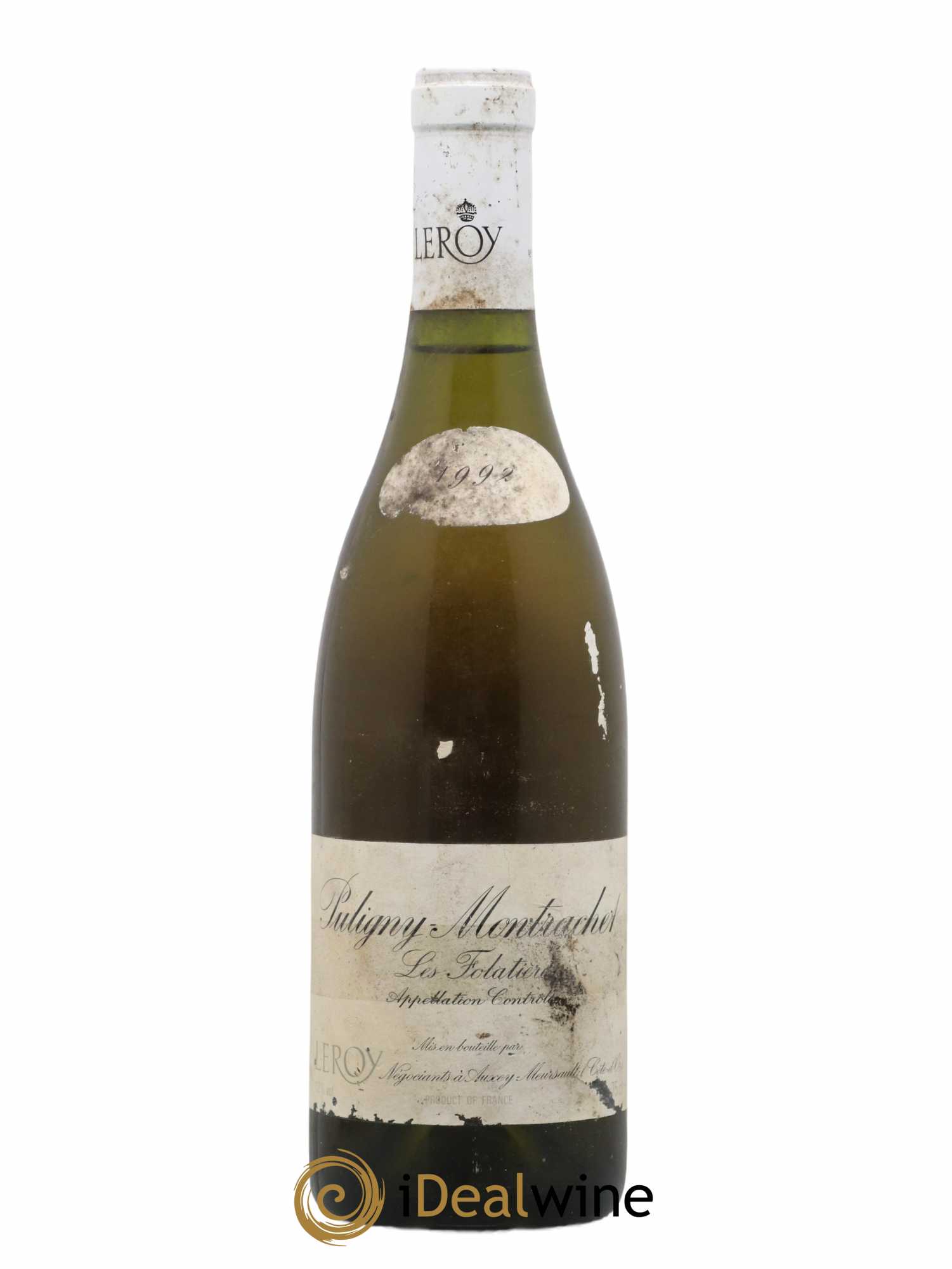 Puligny-Montrachet 1er Cru Les Folatières Leroy SA 1992 - Lot de 1 bouteille - 0