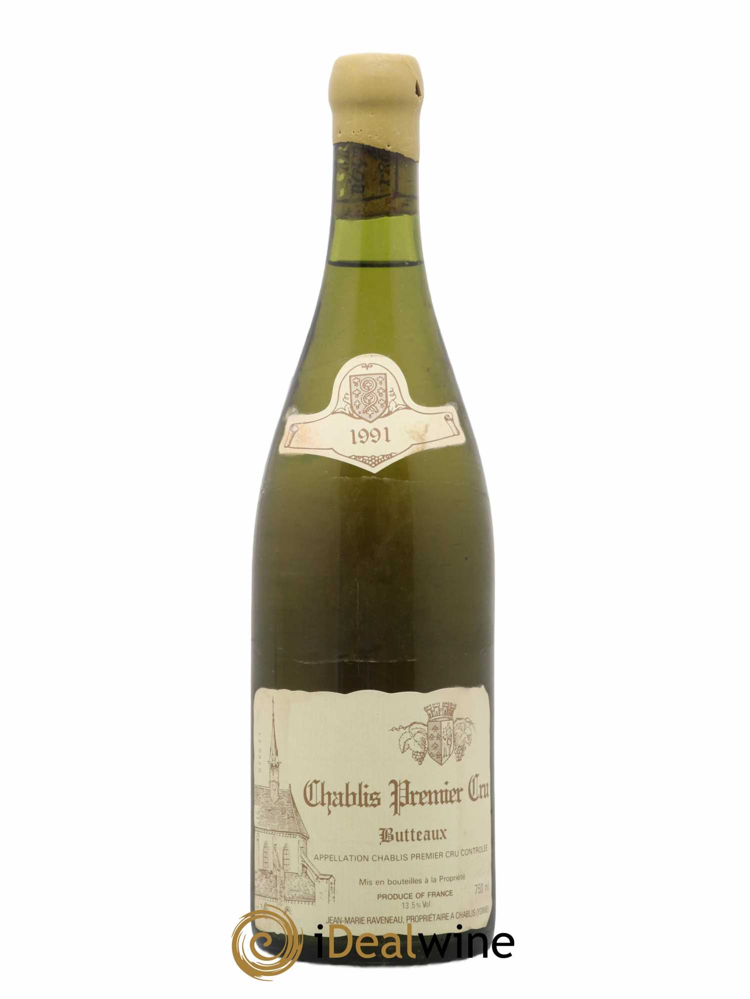 Chablis 1er Cru Butteaux Raveneau (Domaine) 1991 - Lot de 1 bouteille - 0