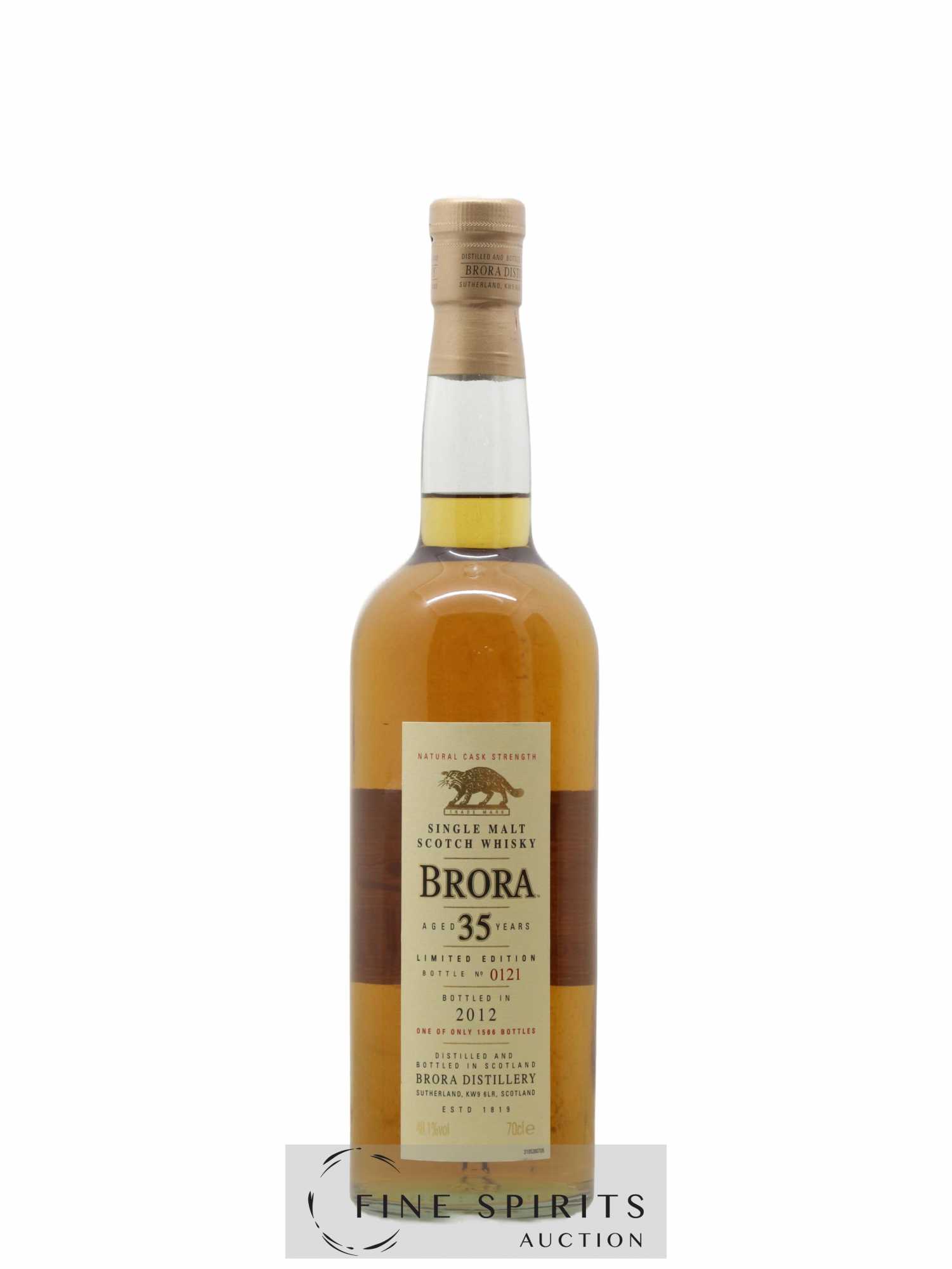 Brora 35 years Of. Natural Cask Strengh - One of 1566 - bottled 2012 Limited Edition - Lot de 1 bouteille - 1