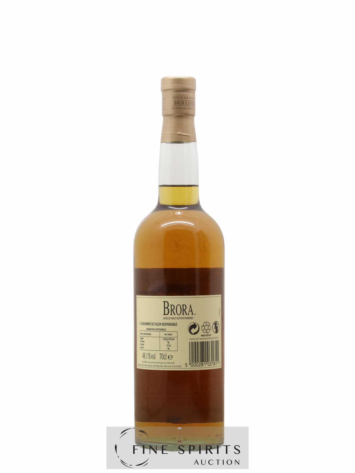 Brora 35 years Of. Natural Cask Strengh - One of 1566 - bottled 2012 Limited Edition - Lot de 1 bouteille - 2