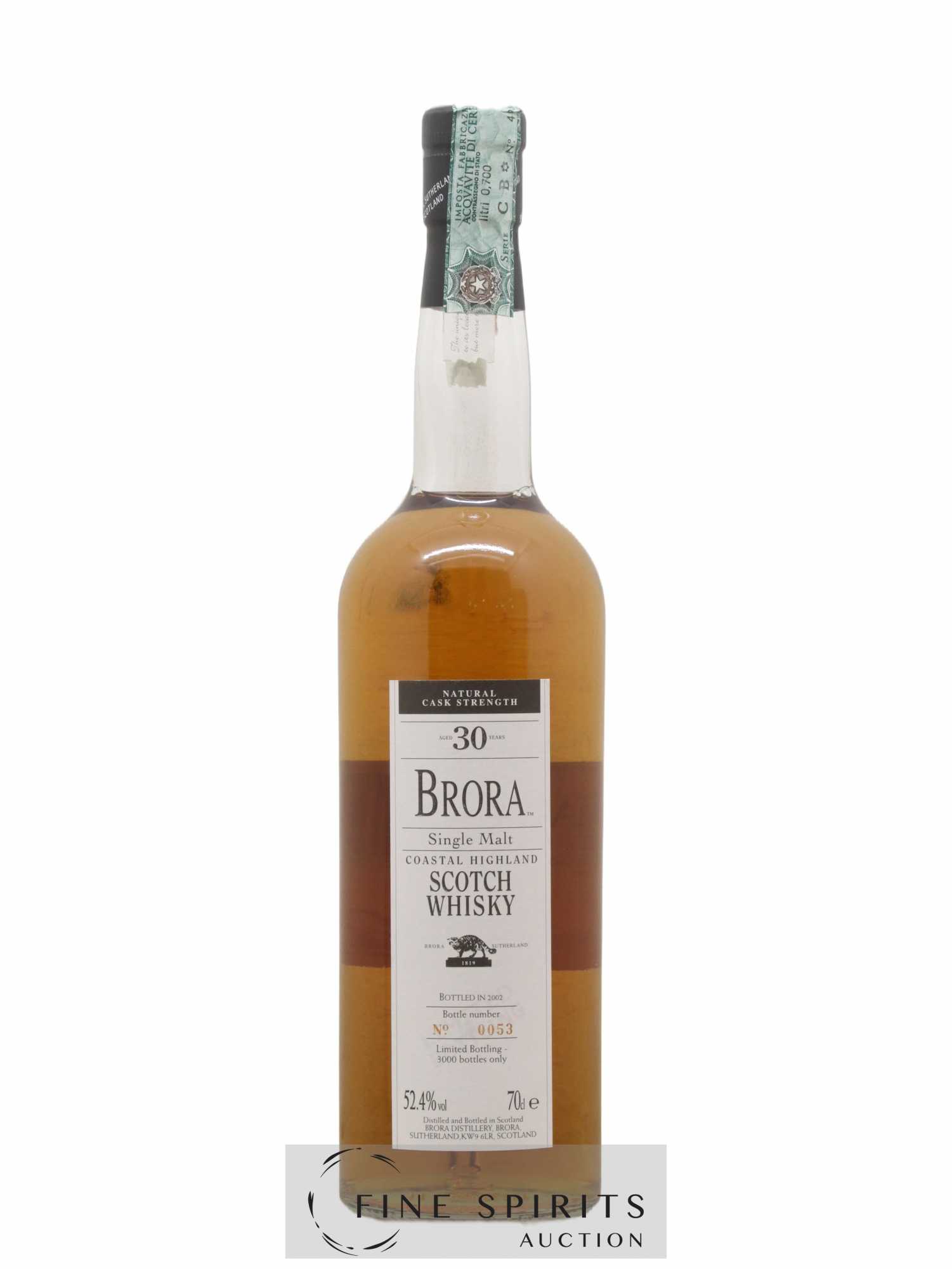 Brora 30 years Of. One of 3000 - bottled 2002 Limited Bottling - Lot de 1 bouteille - 1