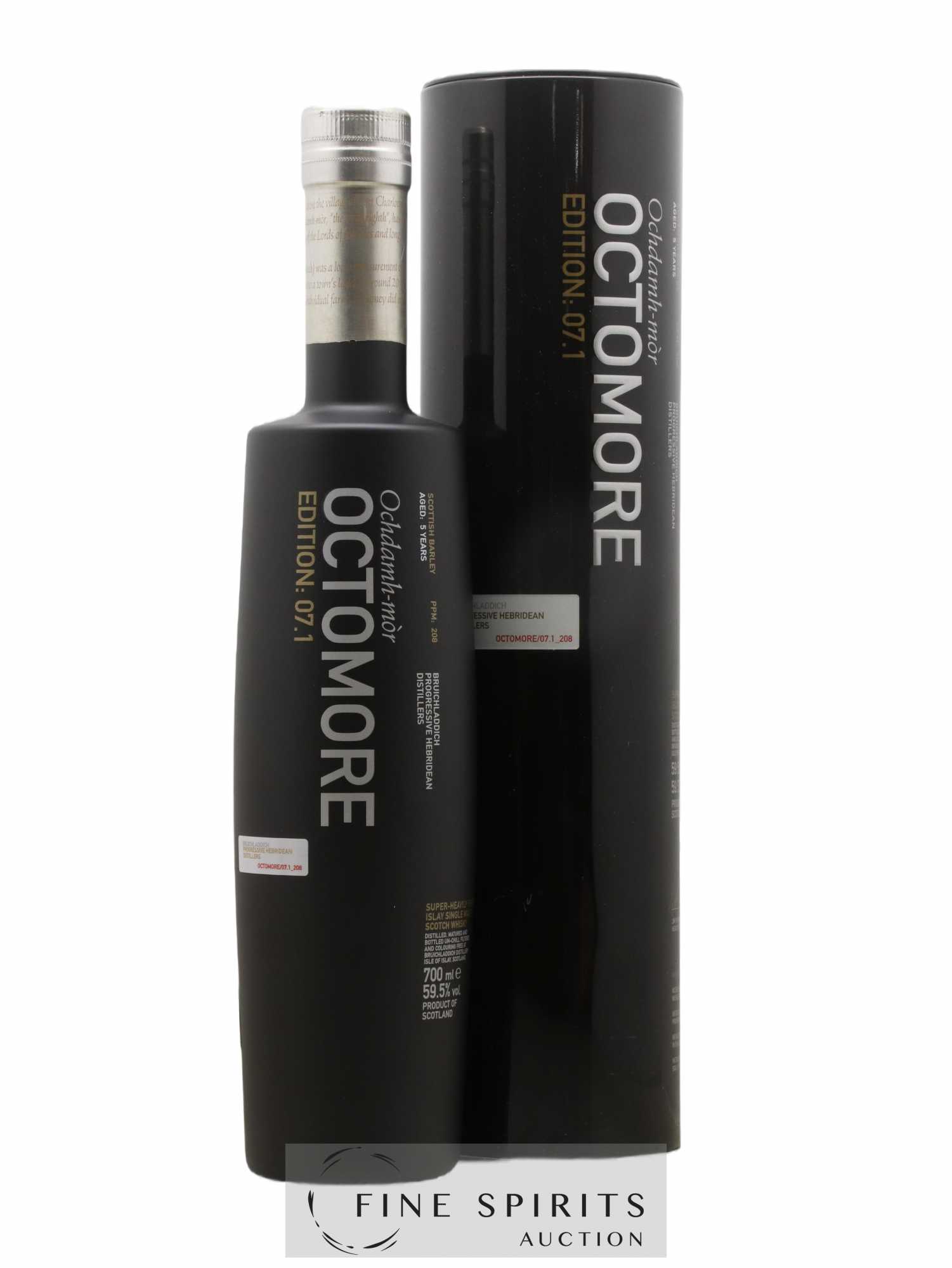 Octomore 5 years Of. Edition 07.1 Super-Heavily Peated Limited Edition - Lot de 1 bouteille - 0
