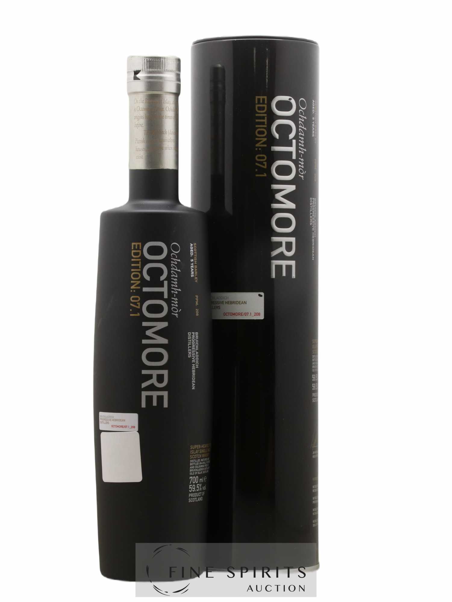 Octomore 5 years Of. Edition 07.1 Super-Heavily Peated Limited Edition - Lot de 1 bouteille - 0