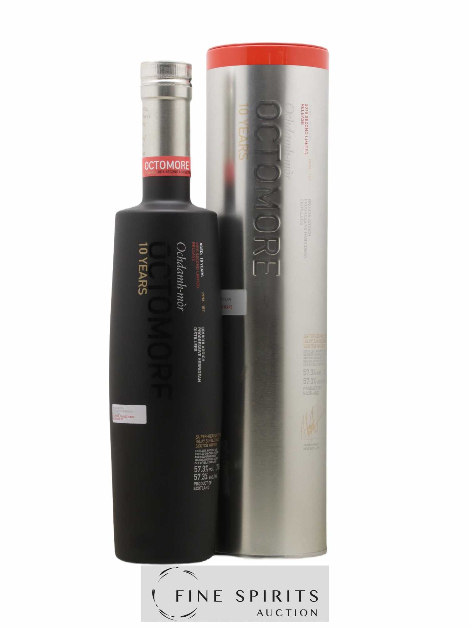 Octomore 10 years Of. 2016 Second Limited Release - One of 18000 - Posten von 1 Flasche - 0
