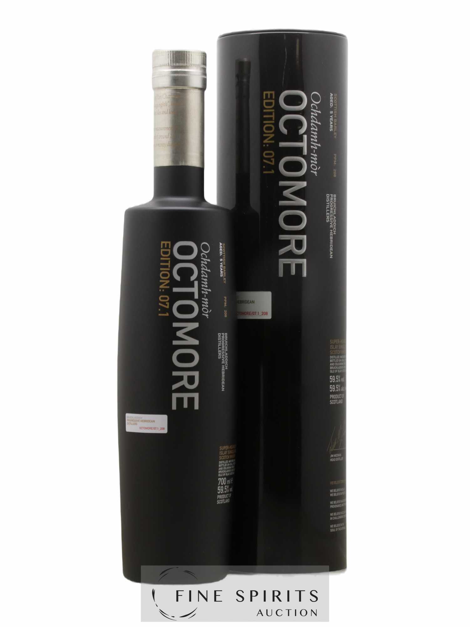 Octomore 5 years Of. Edition 07.1 Super-Heavily Peated Limited Edition - Lot de 1 bouteille - 0