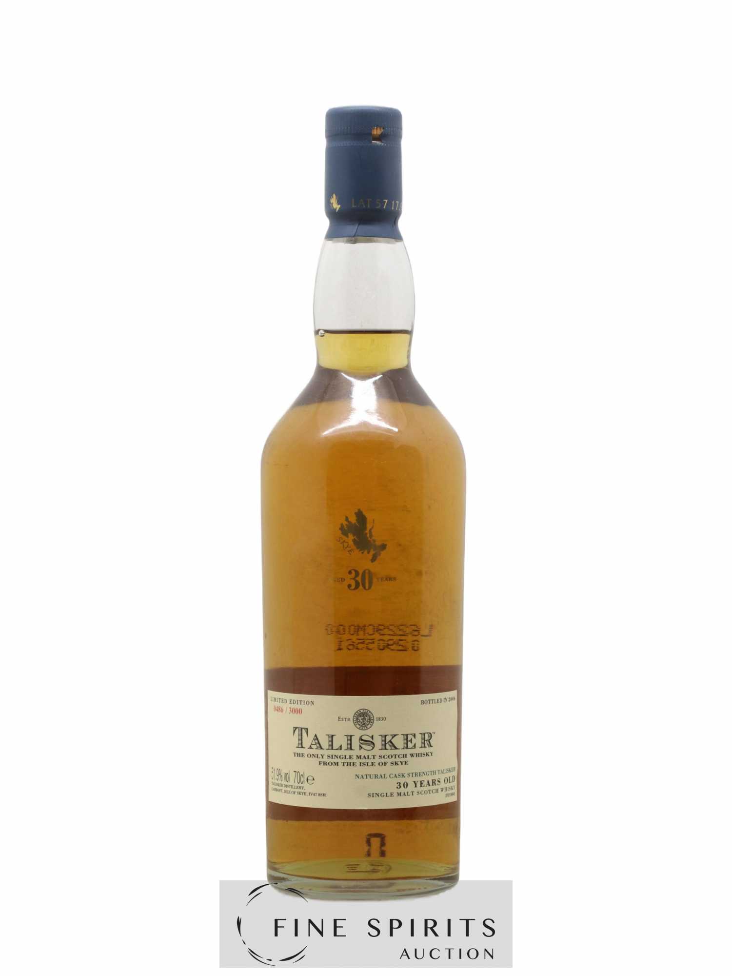 Talisker 30 years Of. One of 3000 - bottled 2006 Limited Edition - Lot of 1 bottle - 1
