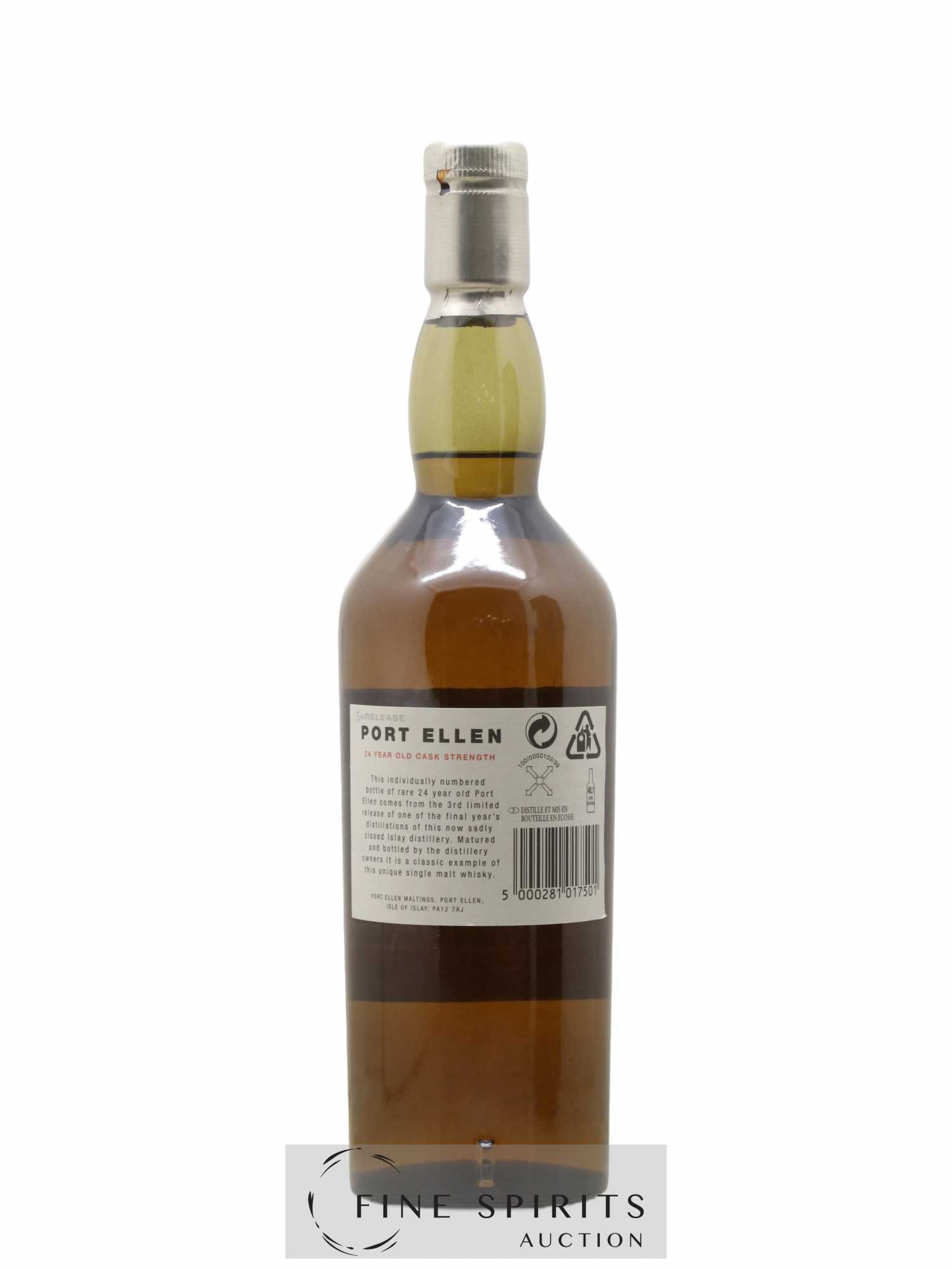 Port Ellen 24 years 1979 Of. 3rd Release Natural Cask Strength - One of 9000 - bottled in 2003 Limited Edi - Lot de 1 bouteille - 2