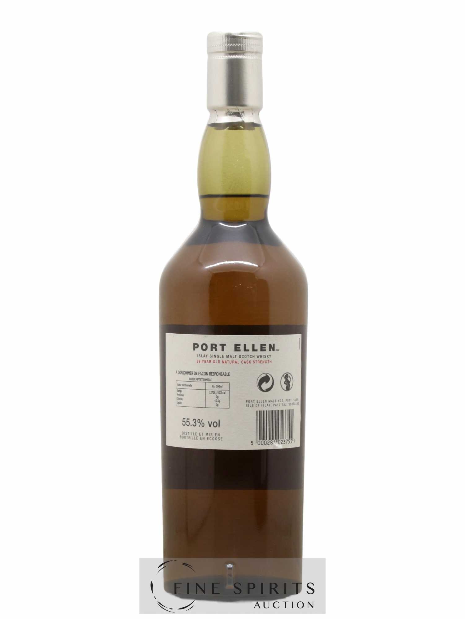 Port Ellen 29 years 1978 Of. 8th Release Natural Cask Strength - One of 6618 - bottled 2008 Limited Edition - Lot de 1 bouteille - 2