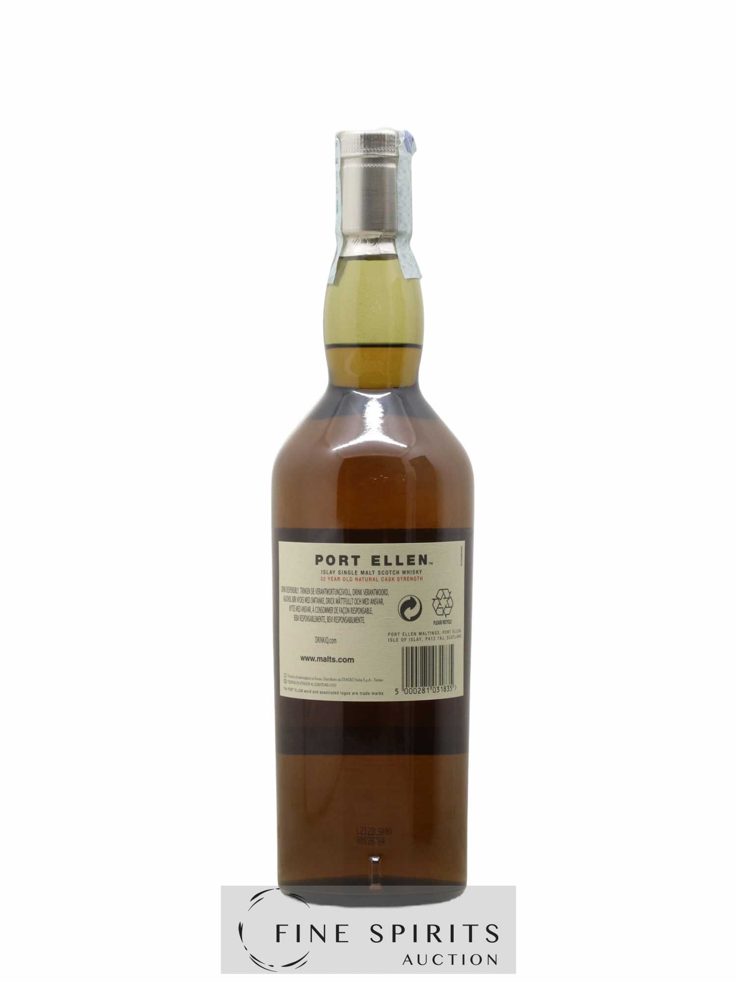 Port Ellen 32 years 1979 Of. 12th Release Natural Cask Strength - One of 2964 - bottled 2012 Limited Edition - Posten von 1 Flasche - 2