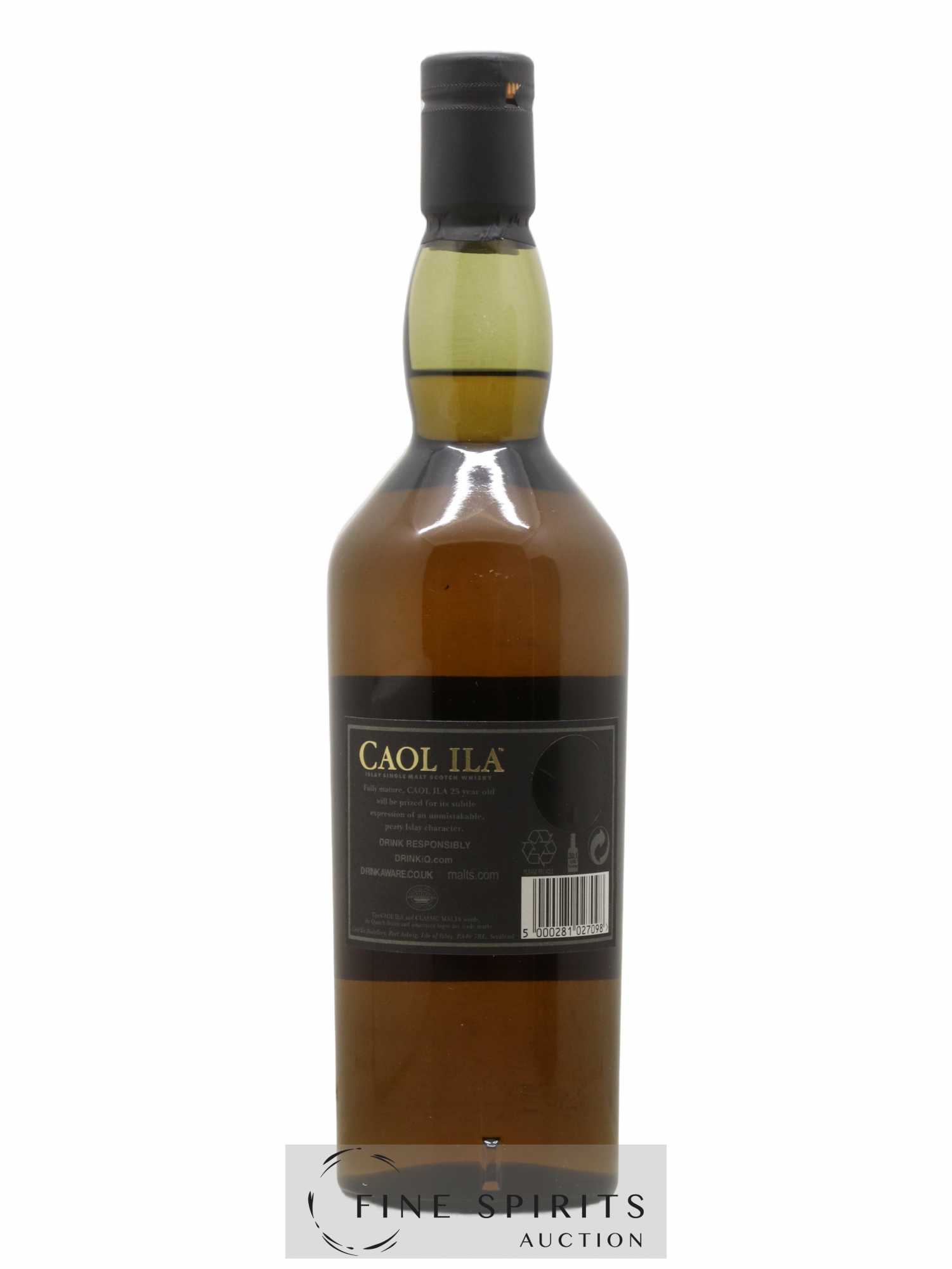 Caol Ila 25 years Of. - Lot de 1 bouteille - 2
