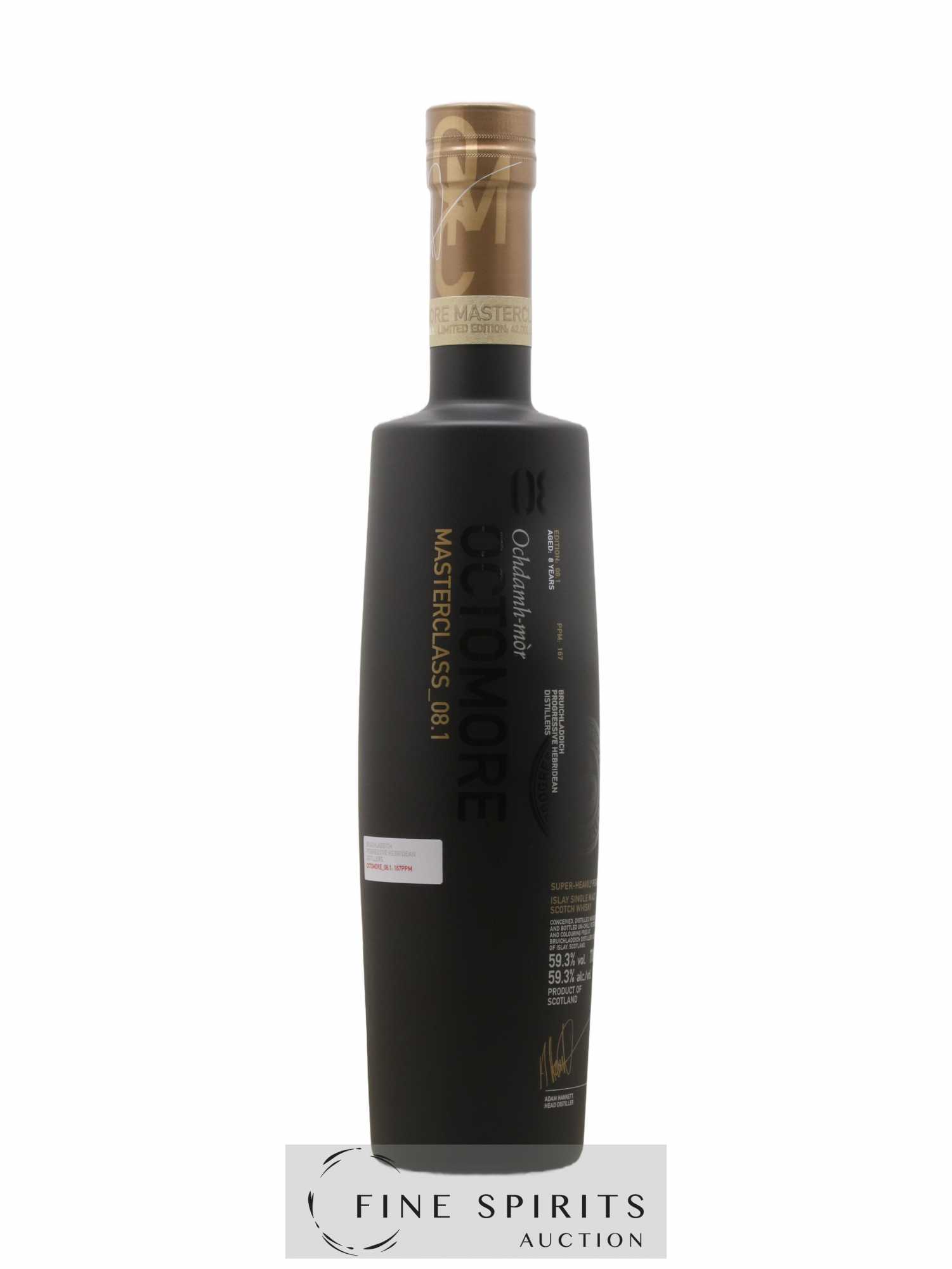 Octomore 8 years Of. Masterclass Edition 08.1 Super-Heavily Peated - One of 42000 Limited Edition - Posten von 1 Flasche - 1