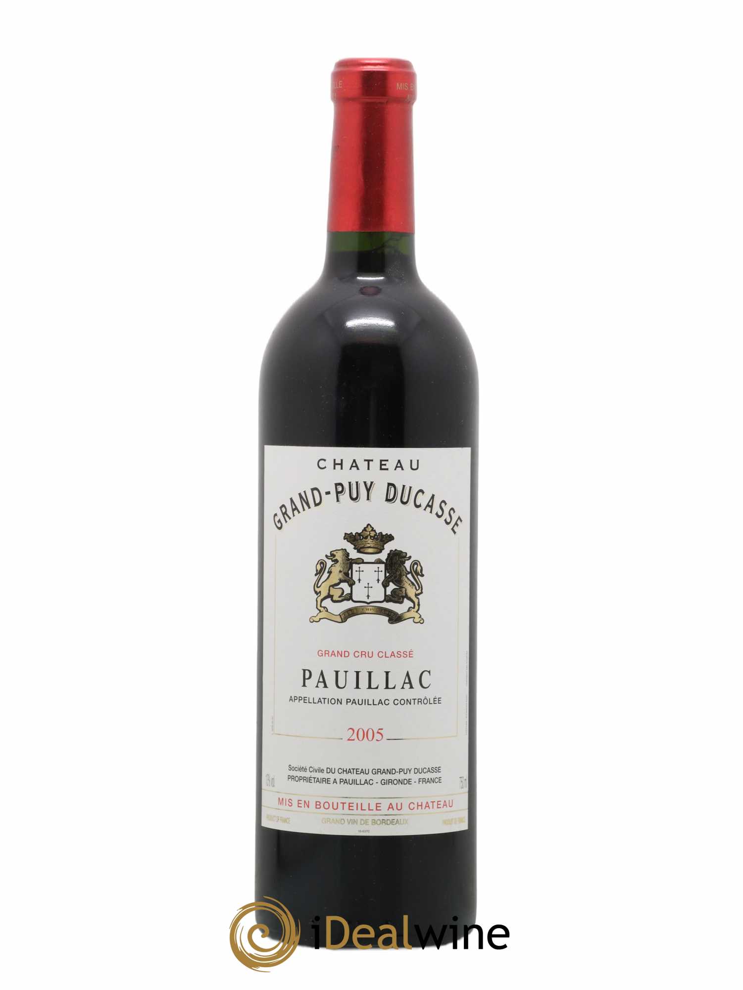 Château Grand Puy Ducasse 5ème Grand Cru Classé 2005 - Lot de 1 bouteille - 0
