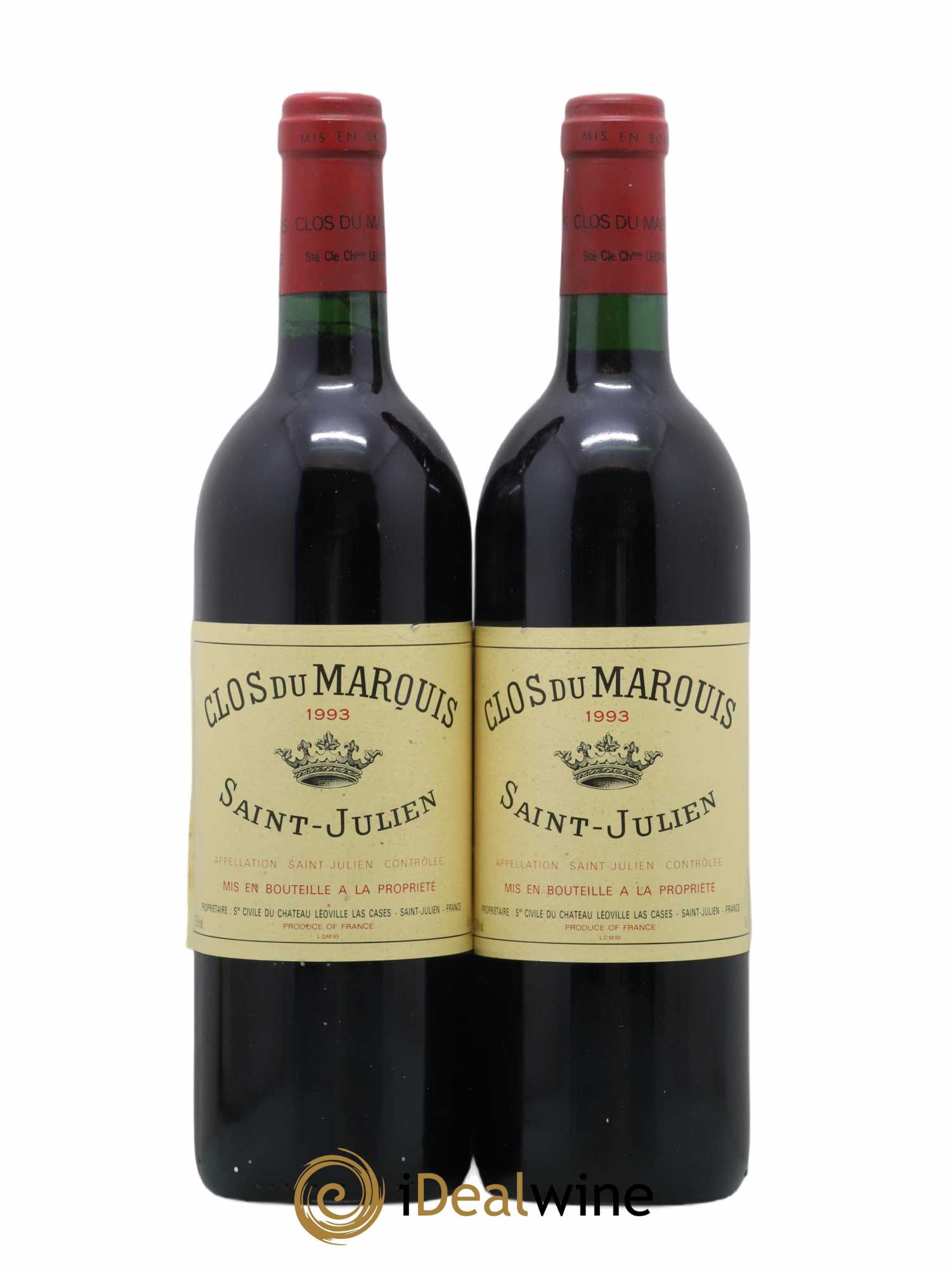 Clos du Marquis 1993 - Lot de 2 bouteilles - 0