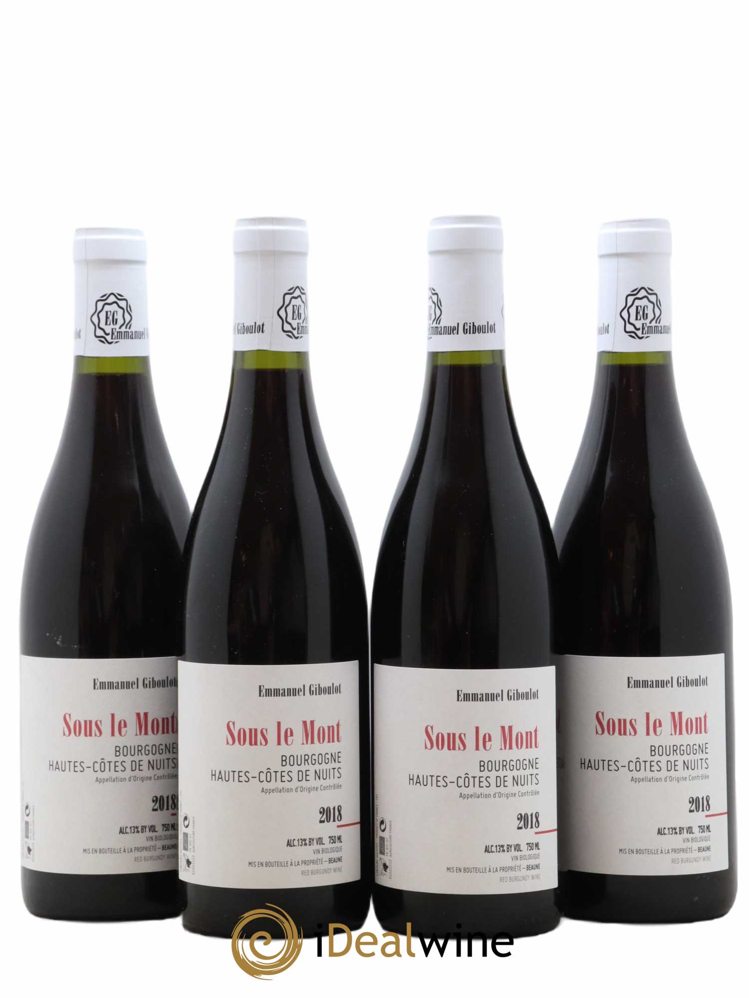 Hautes-Côtes de Nuits Sous le Mont Emmanuel Giboulot (Domaine) 2018 - Lot de 4 bouteilles - 0