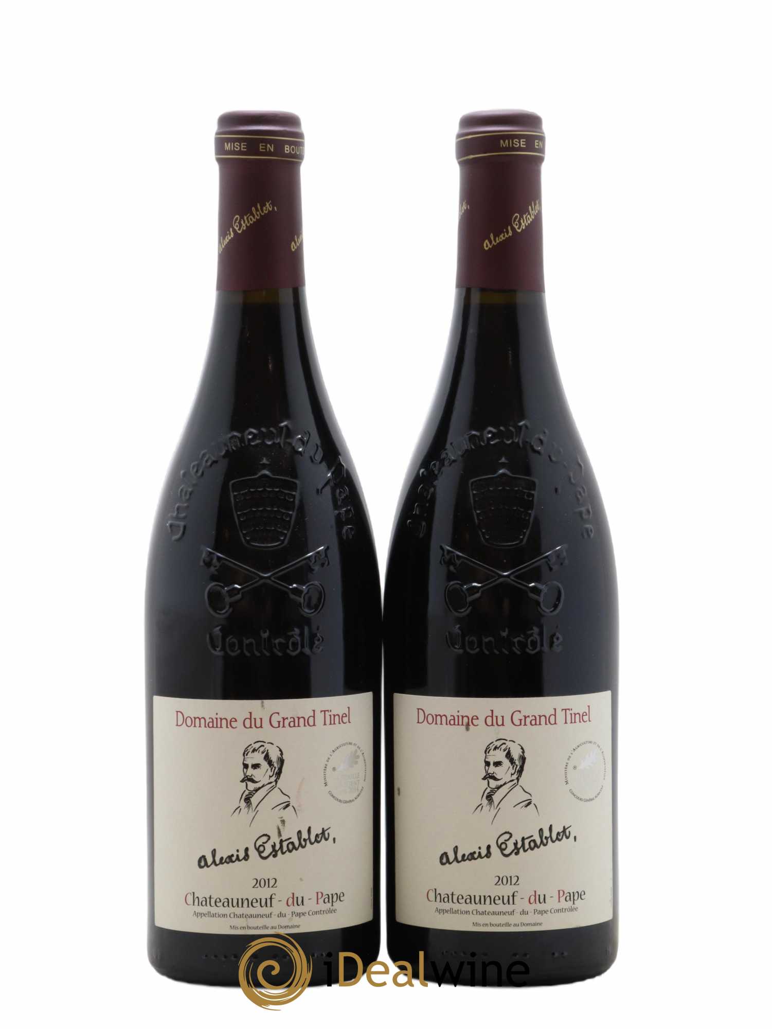 Châteauneuf-du-Pape Grand Tinel 2012 - Lot de 2 bouteilles - 0