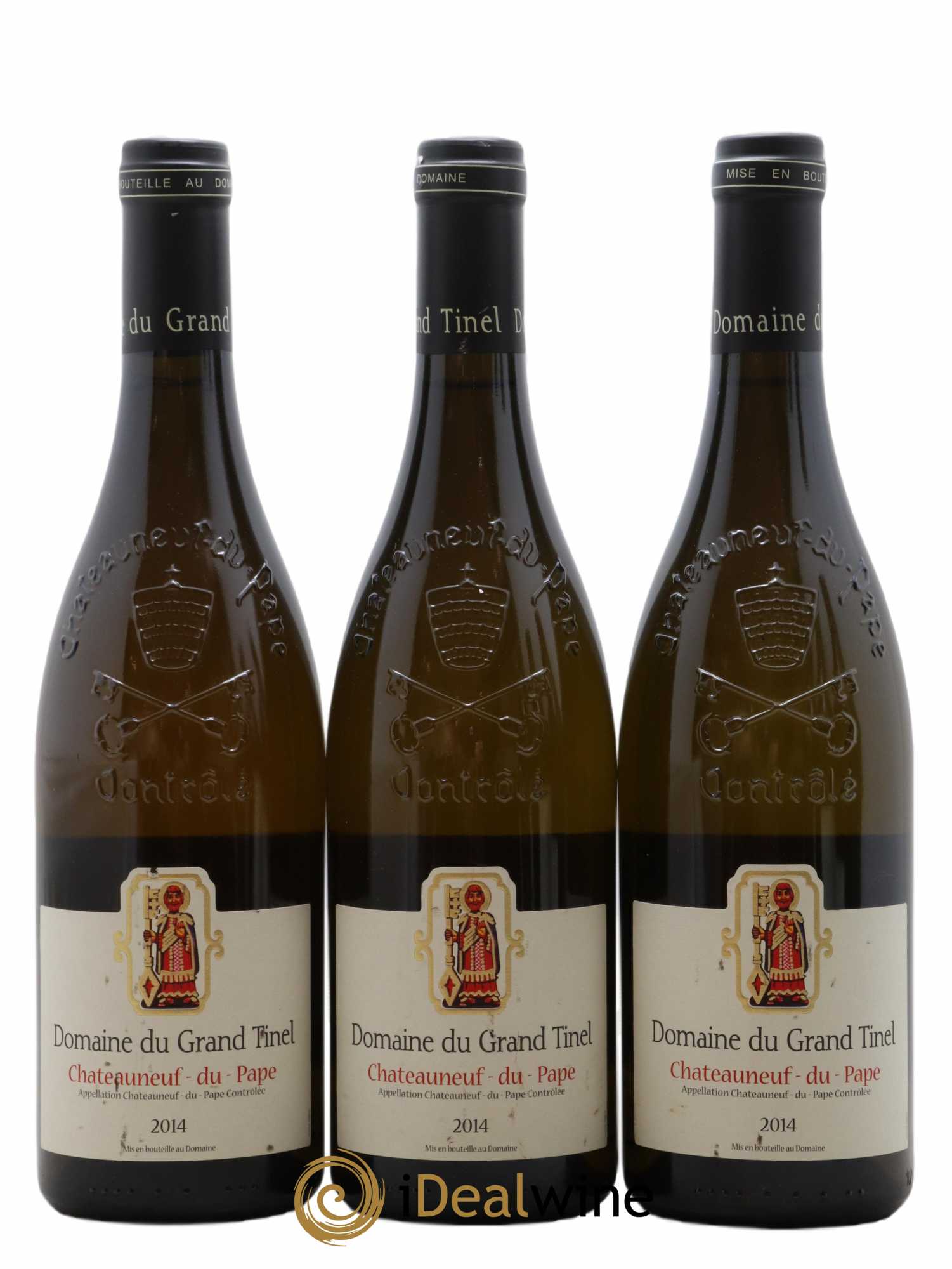 Châteauneuf-du-Pape Domaine Grand Tinel (sans prix de réserve) 2014 - Lot de 6 bouteilles - 2