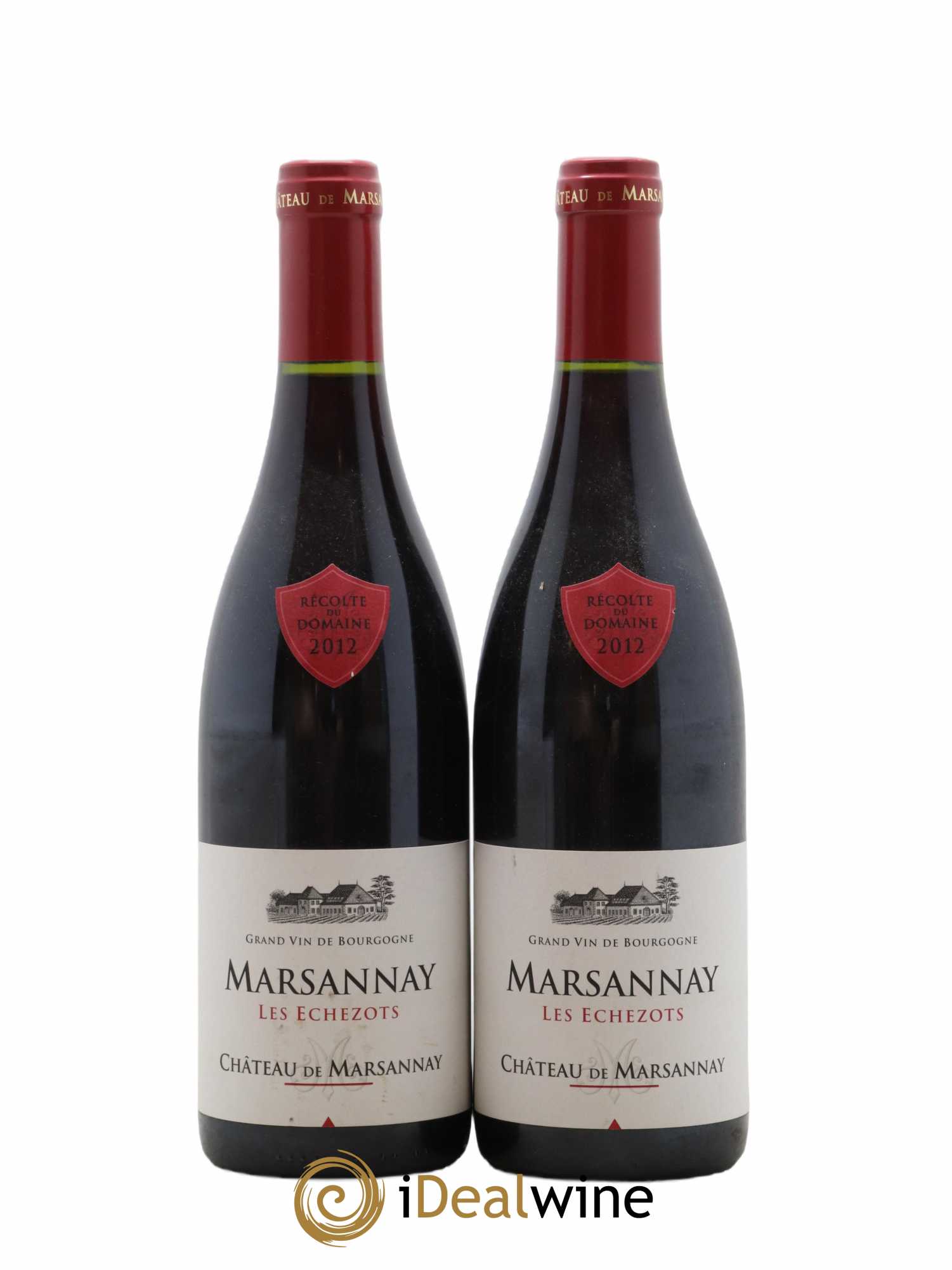 Marsannay Les Echezots Château de Marsannay (sans prix de réserve) 2012 - Lot de 2 bouteilles - 0