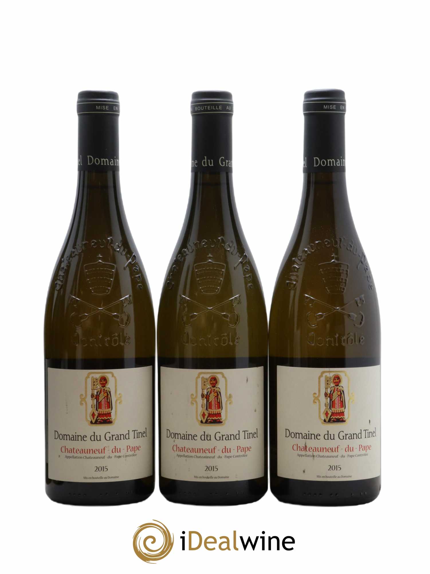 Châteauneuf-du-Pape Domaine Grand Tinel 2015 - Lot de 6 bouteilles - 1