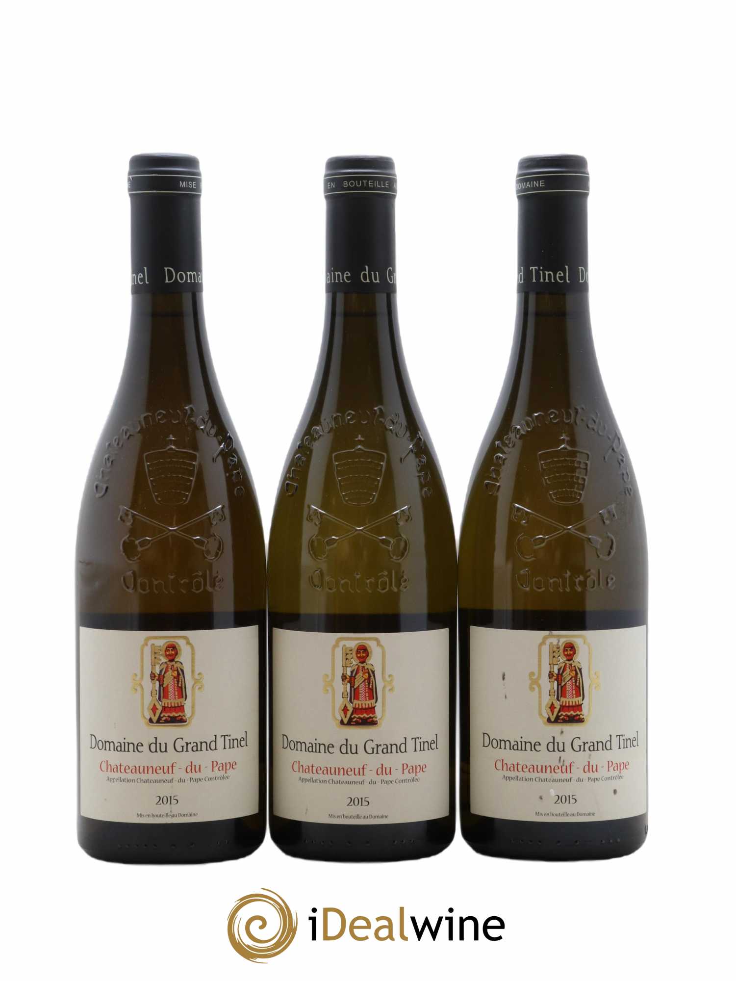 Châteauneuf-du-Pape Domaine Grand Tinel 2015 - Lot de 6 bouteilles - 2