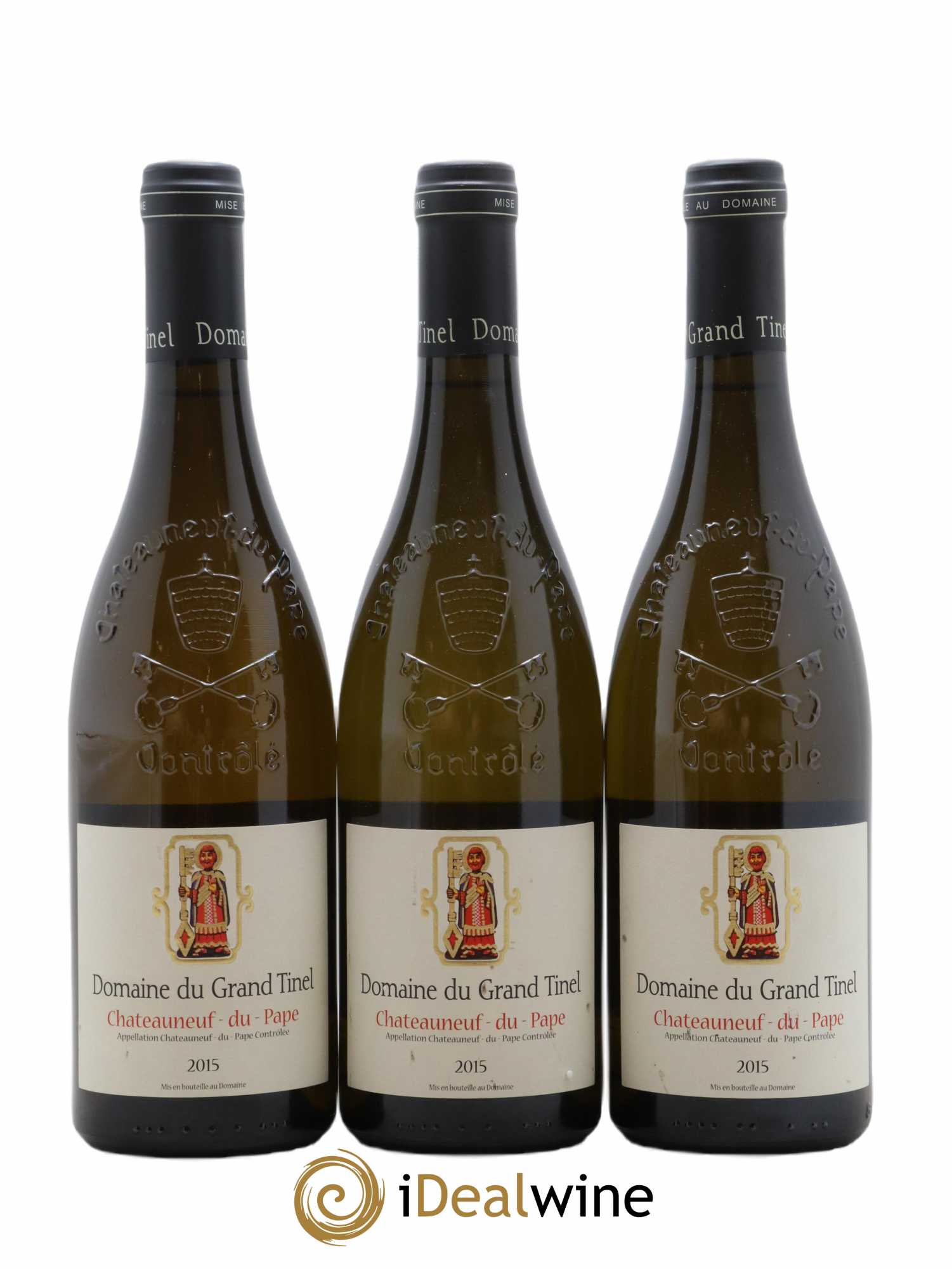 Châteauneuf-du-Pape Domaine Grand Tinel 2015 - Lot de 3 bouteilles - 0