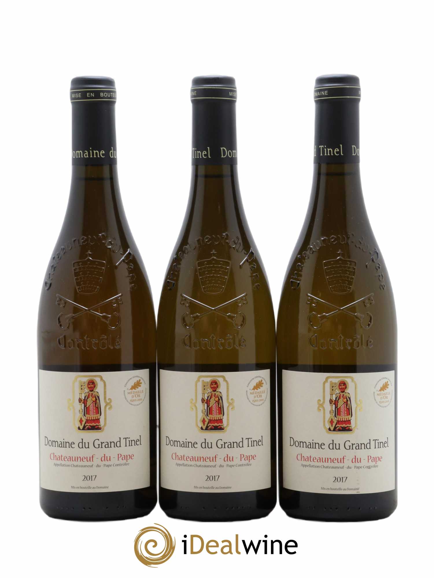 Châteauneuf-du-Pape Domaine Grand Tinel 2017 - Lot de 6 bouteilles - 2