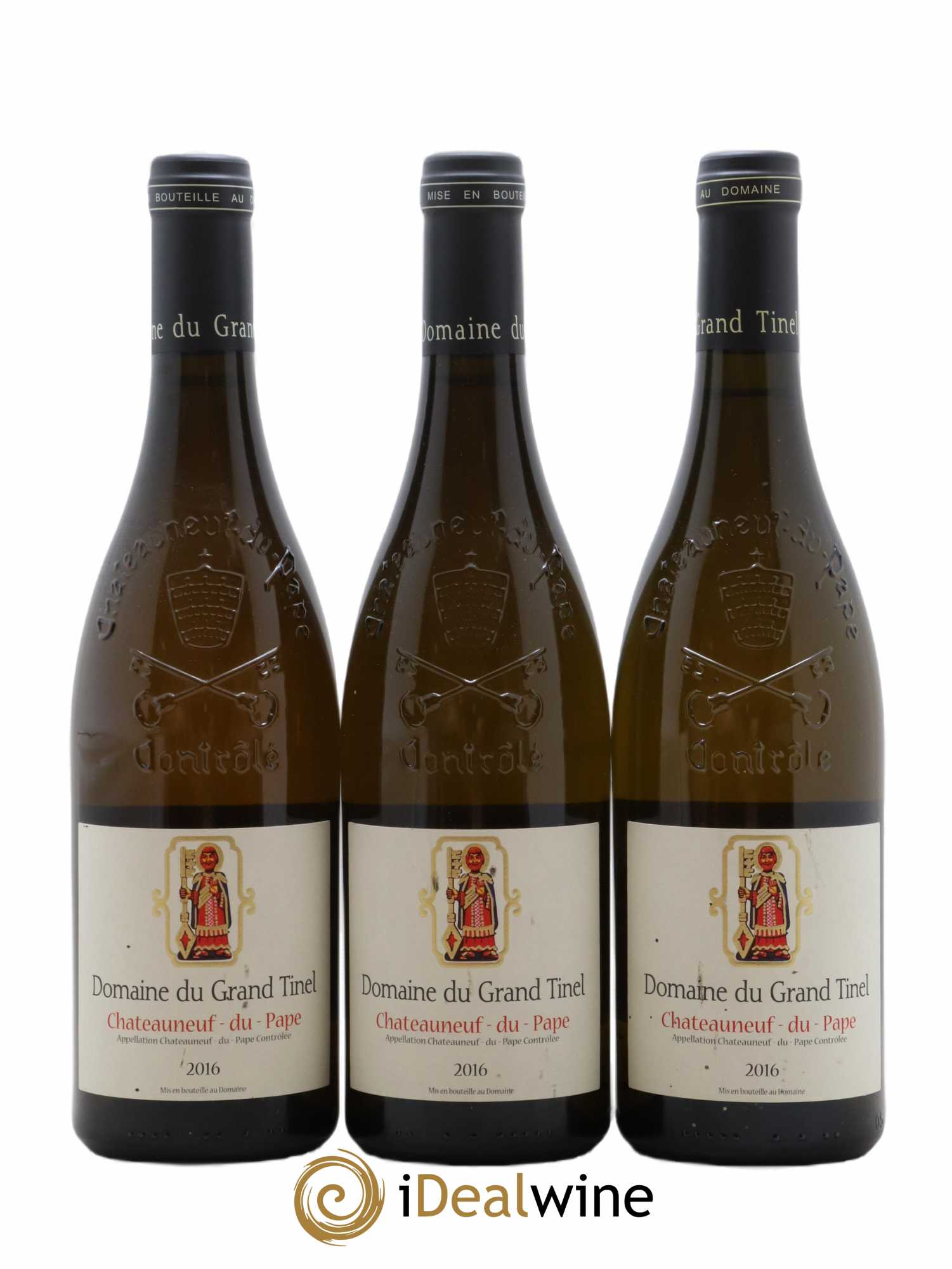 Châteauneuf-du-Pape Domaine Grand Tinel 2016 - Lot de 3 bouteilles - 0