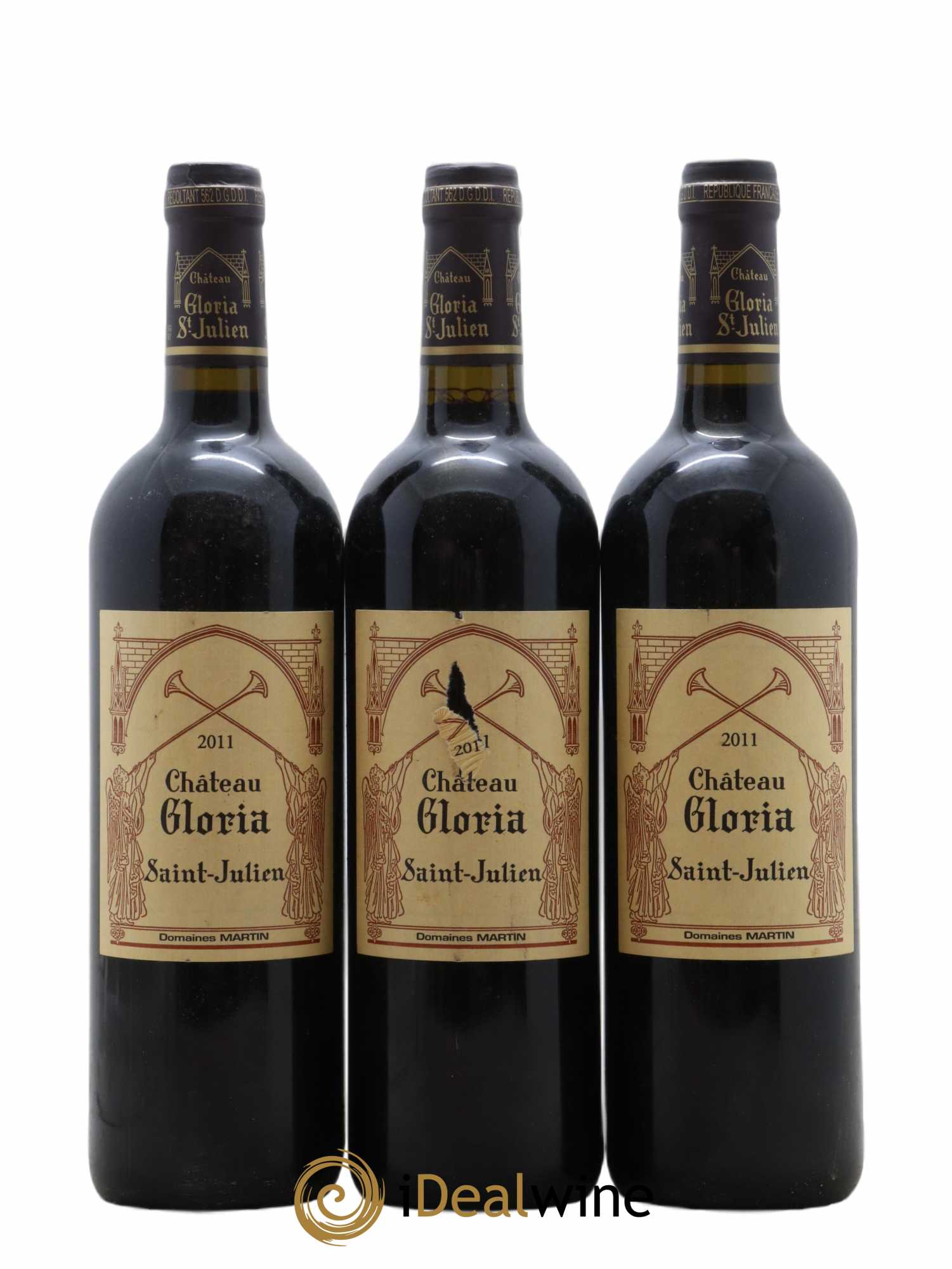 Château Gloria 2011 - Lot de 3 bouteilles - 0