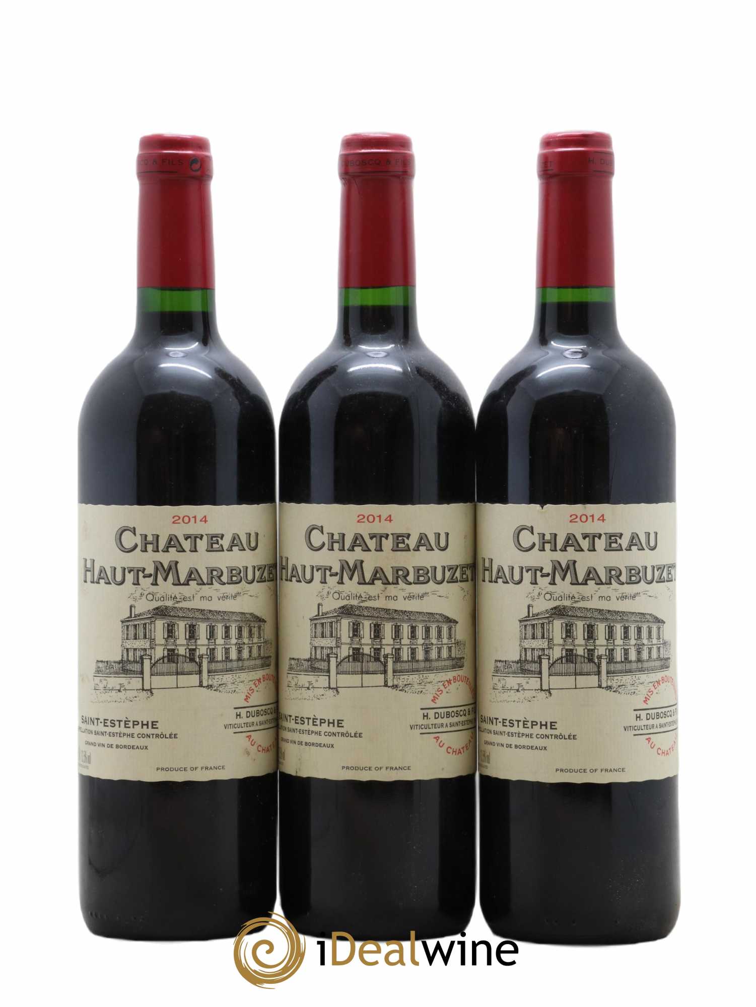 Château Haut Marbuzet 2014 - Lot de 3 bouteilles - 0