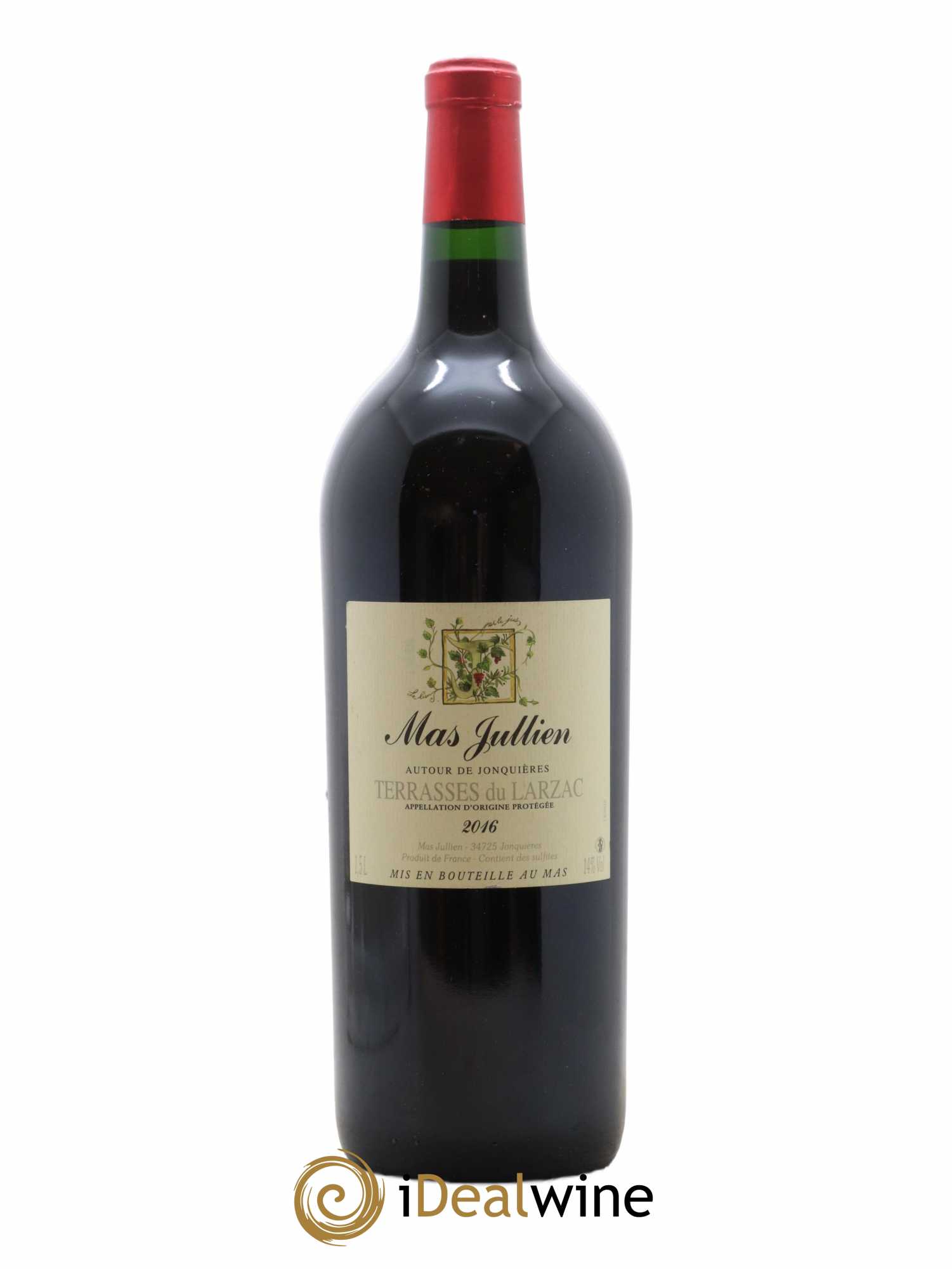 Terrasses du Larzac Mas Jullien Autour de Jonquières Olivier Jullien 2016 - Lot de 1 magnum - 0