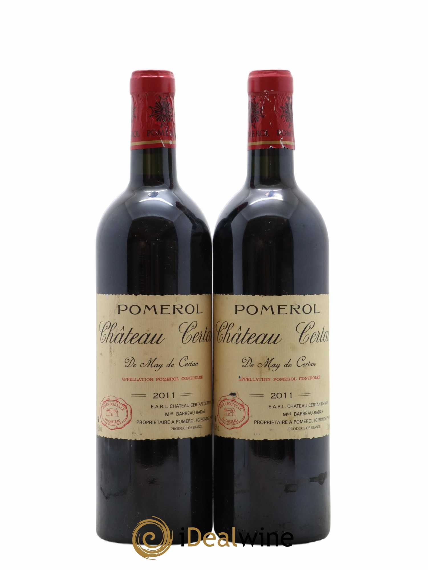 Château Certan de May 2011 - Lot de 2 bouteilles - 0