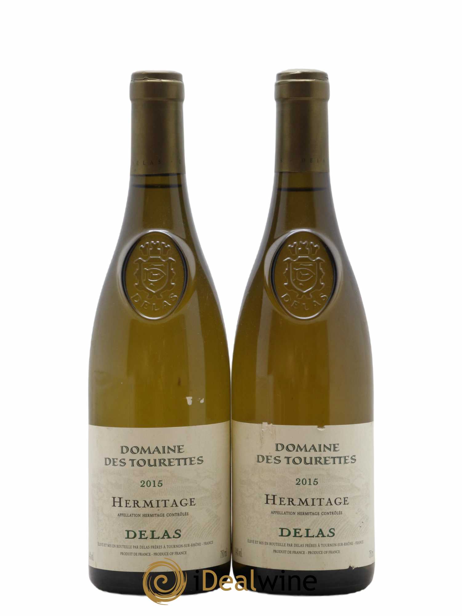 Hermitage Domaine des Tourettes Delas Frères 2015 - Lot de 2 bouteilles - 0