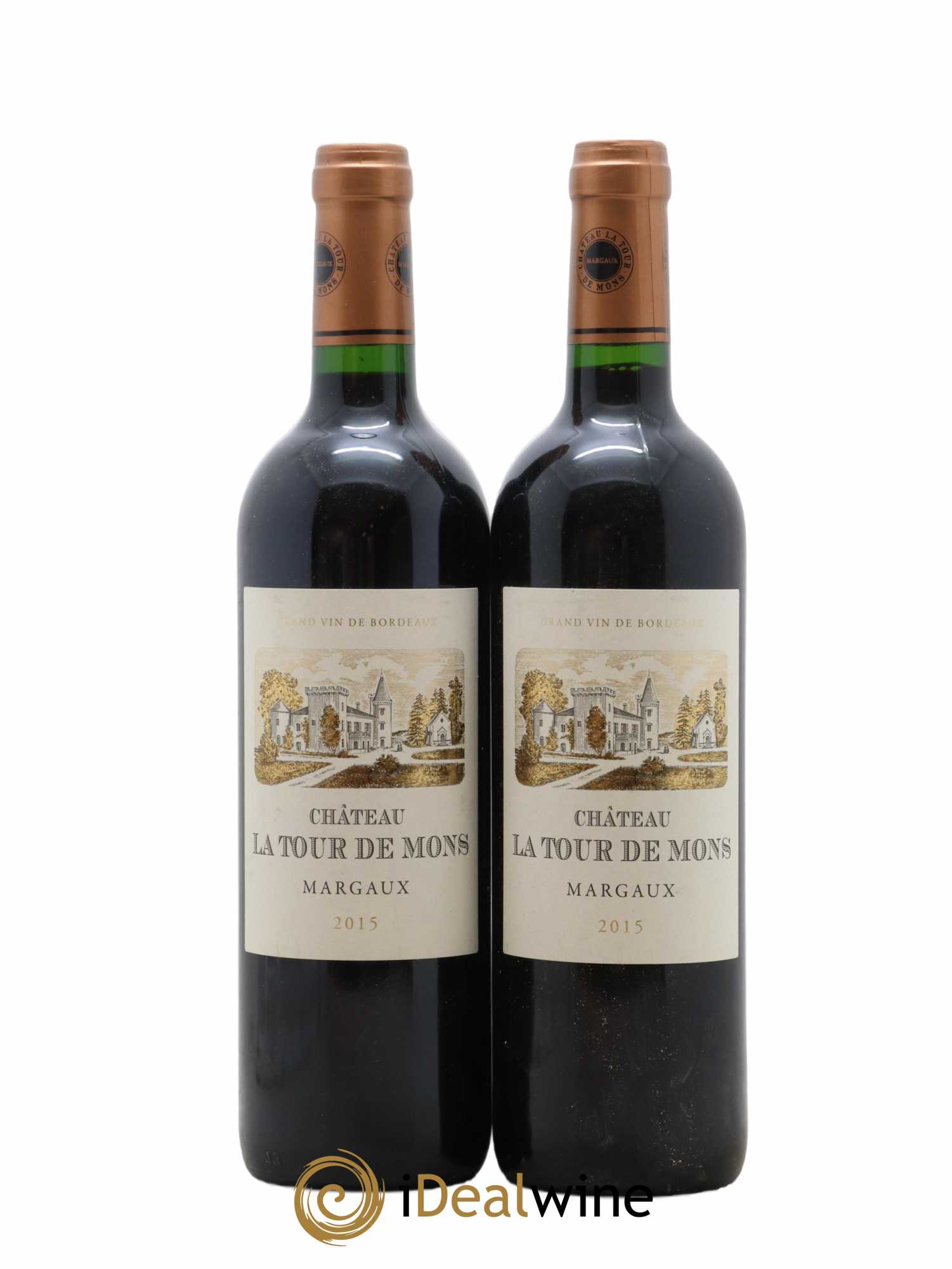 Château la Tour de Mons Cru Bourgeois 2015 - Lot de 2 bouteilles - 0