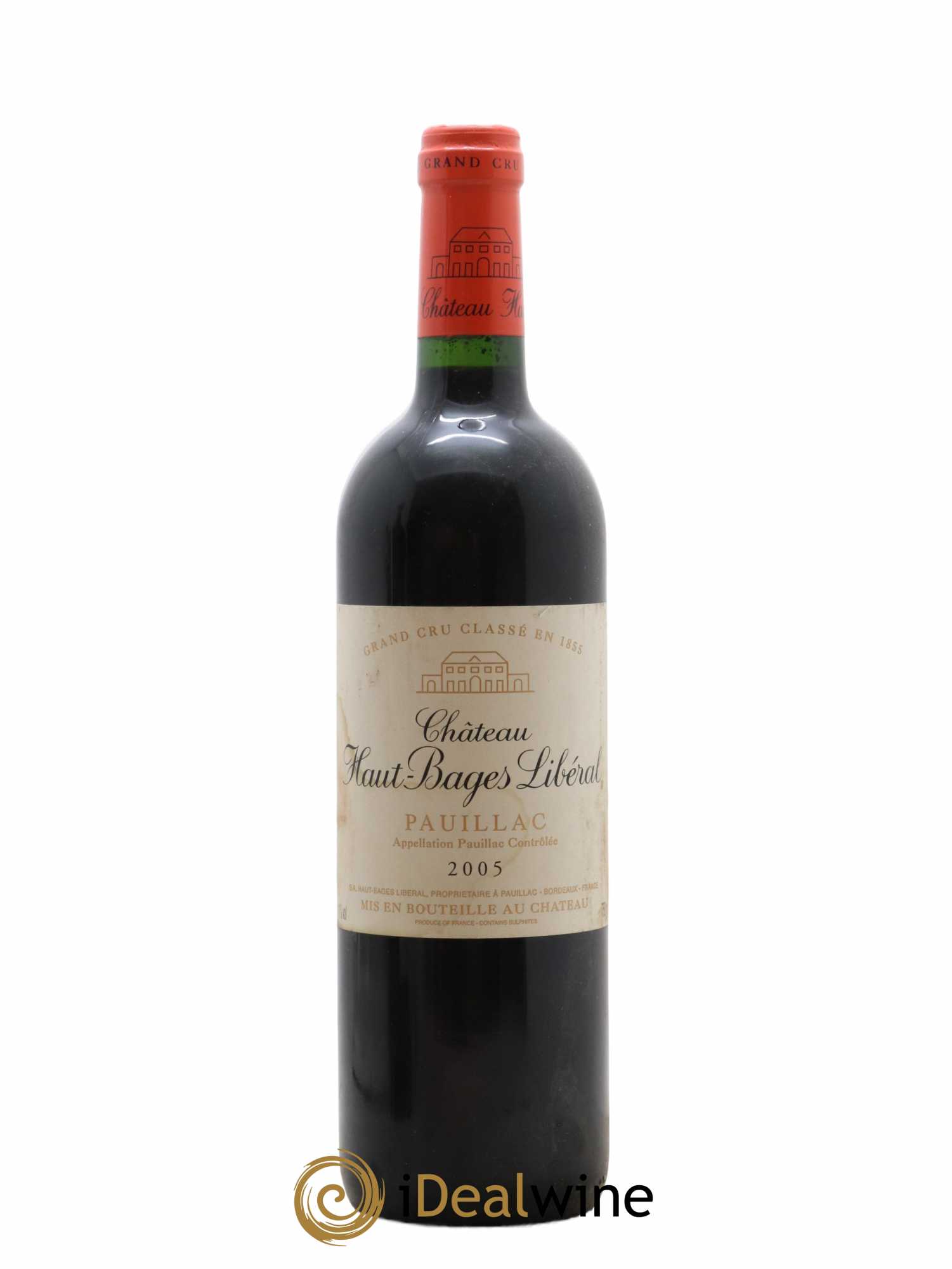 Château Haut Bages Libéral 5ème Grand Cru Classé 2005 - Lot de 1 bouteille - 0