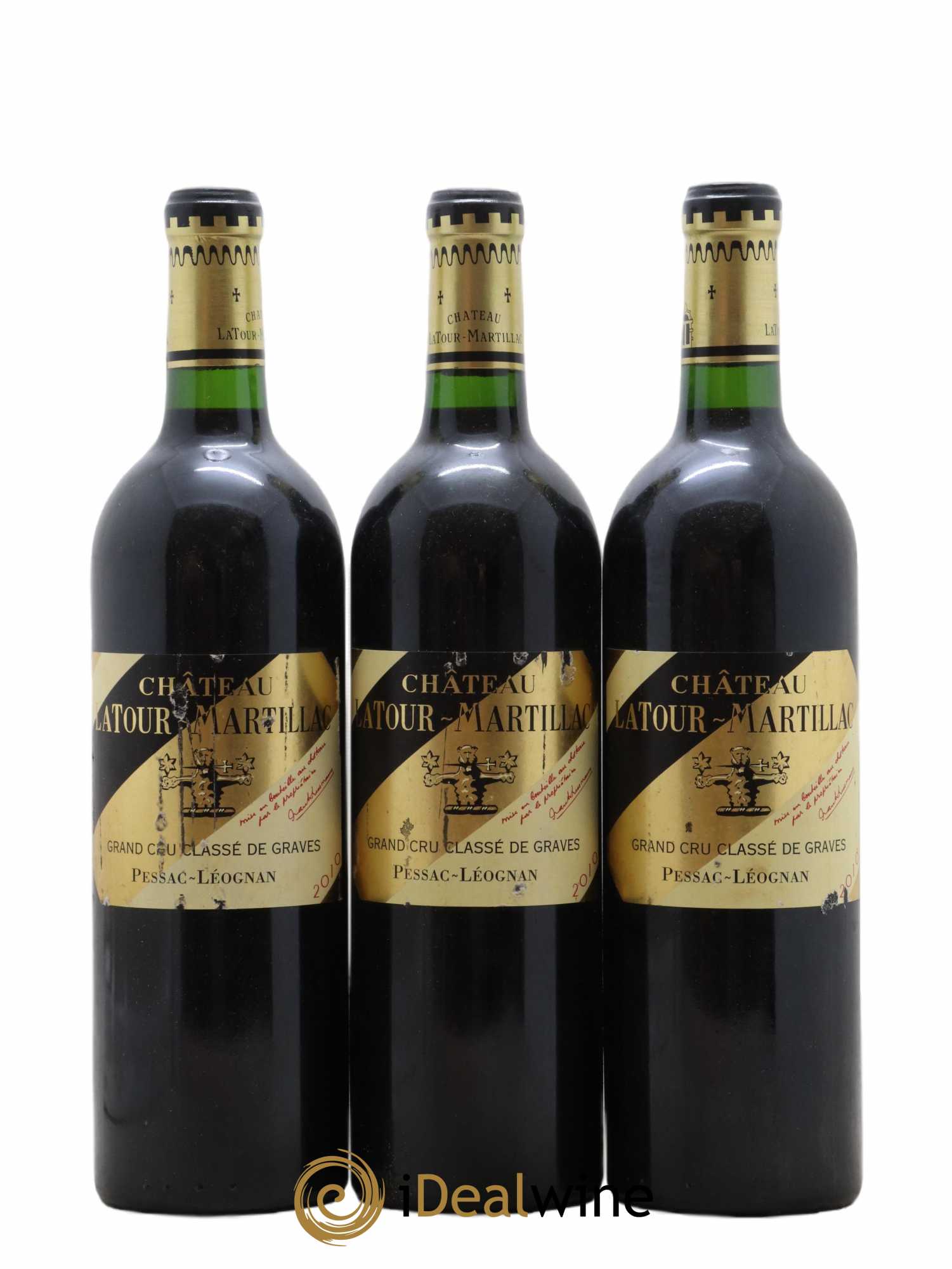 Château Latour-Martillac Cru Classé de Graves 2010 - Lot de 3 bouteilles - 0