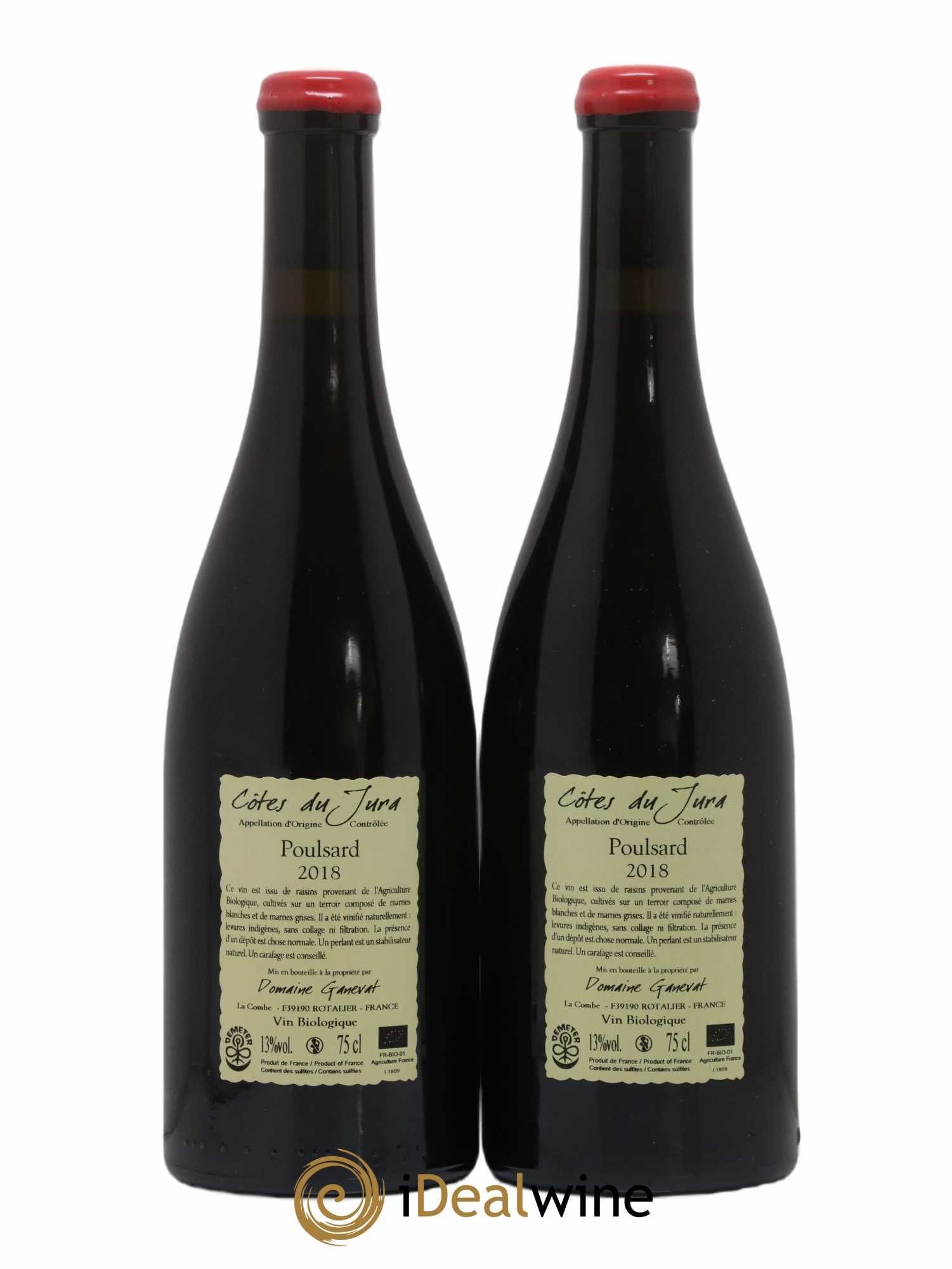 Côtes du Jura Cuvée de l'Enfant Terrible Jean-François Ganevat (Domaine)  2018 - Lot de 2 bouteilles - 1