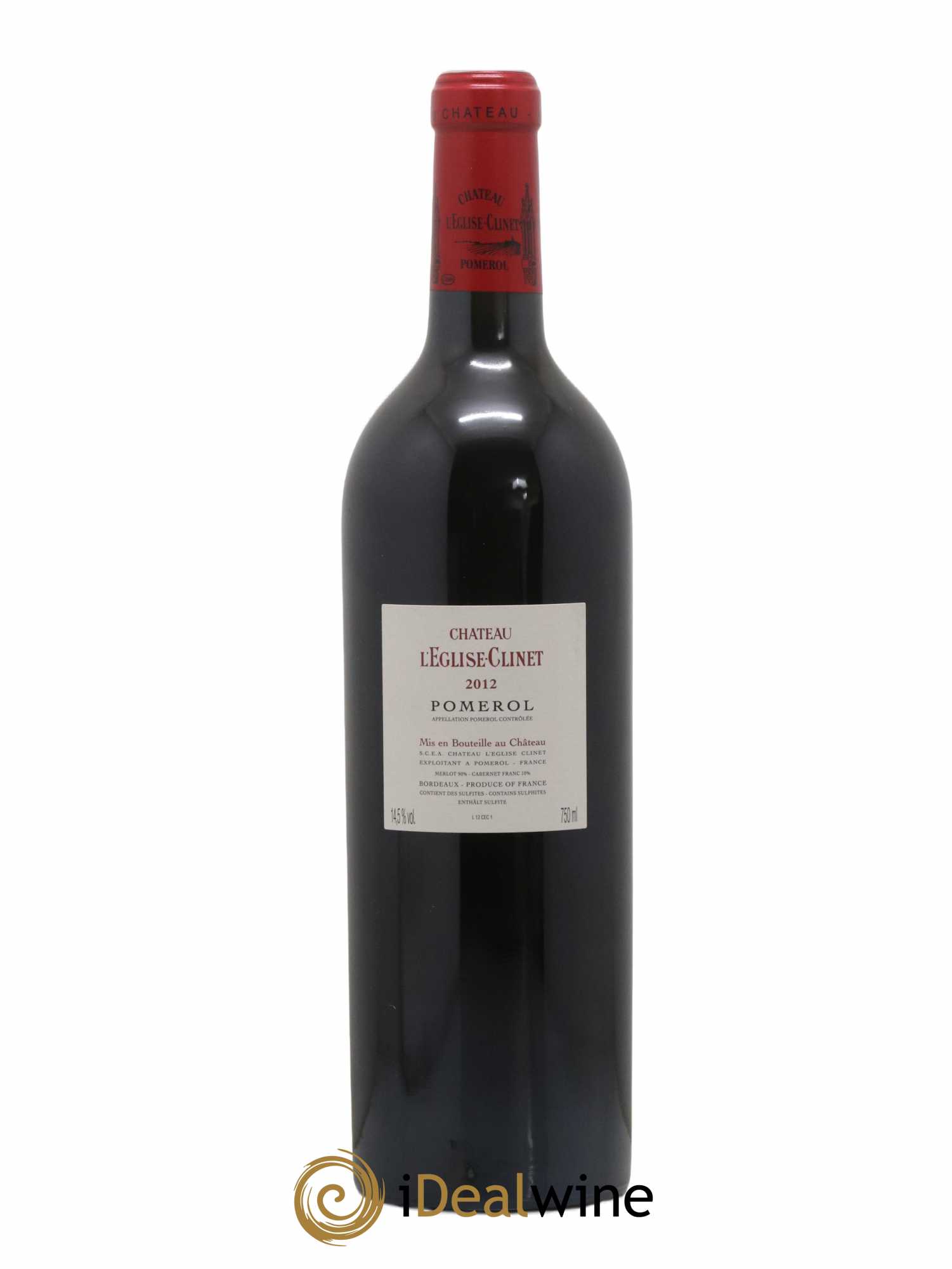 Château l' Église Clinet 2012 - Lot de 1 bouteille - 1