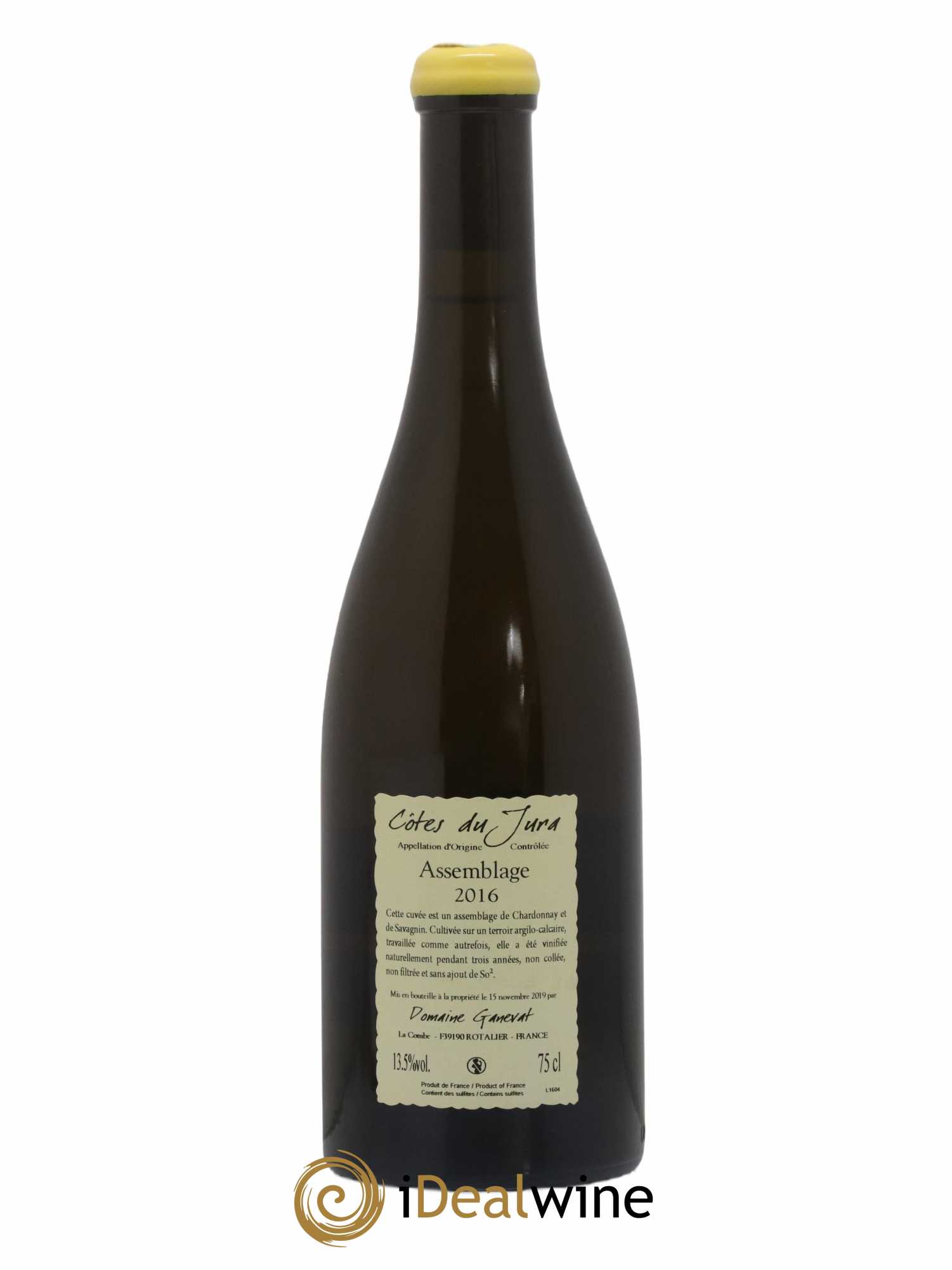 Côtes du Jura Cuvée Orégane Jean-François Ganevat (Domaine) 2016 - Lot de 1 bouteille - 1