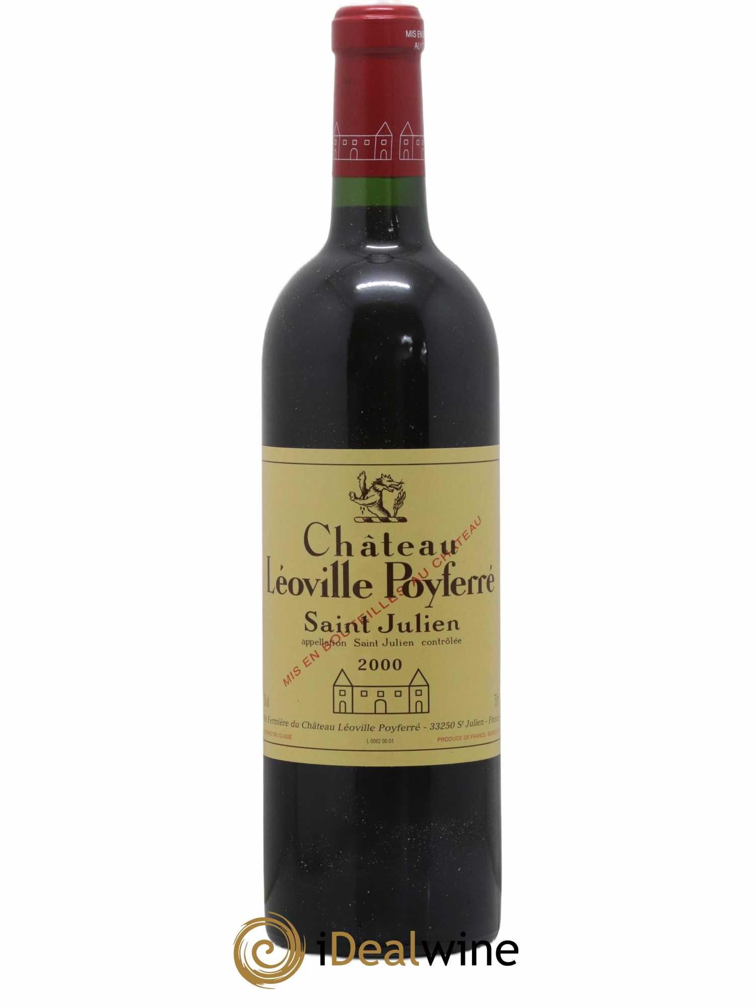 Château Léoville Poyferré 2ème Grand Cru Classé 2000 - Lot de 1 bouteille - 0
