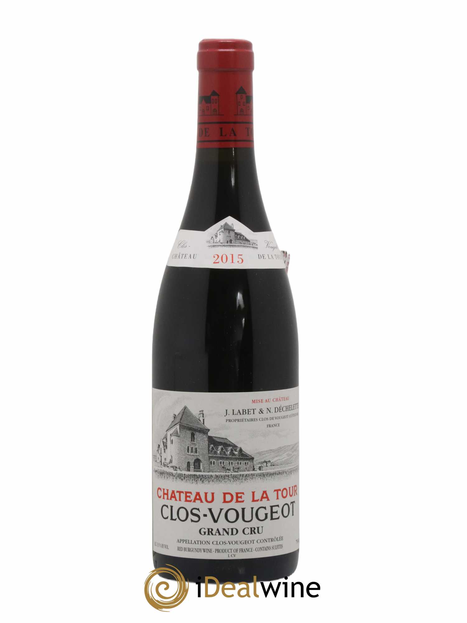 Clos de Vougeot Grand Cru Château de La Tour 2015 - Lot de 1 bouteille - 0