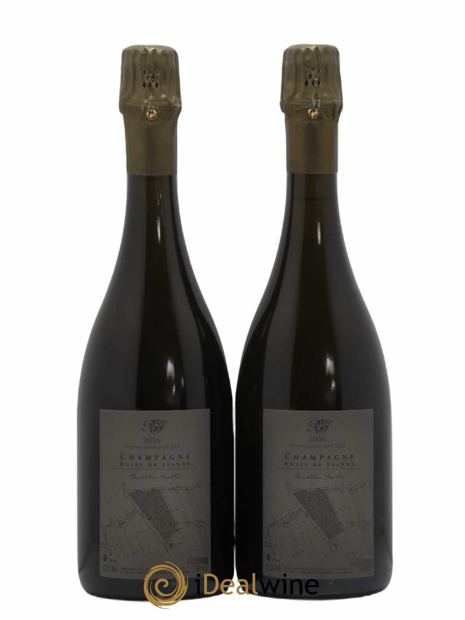 Roses de Jeanne Les Ursules Blanc de Noirs Brut Cédric Bouchard  2016 - Lot de 2 bouteilles - 1